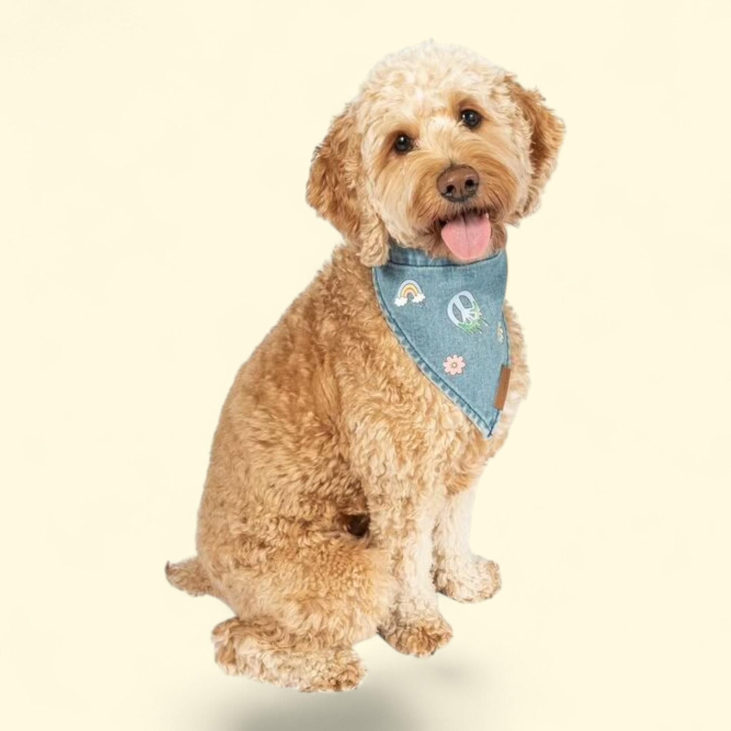 Justice Pet Denim Dog Bandana, XS/SM