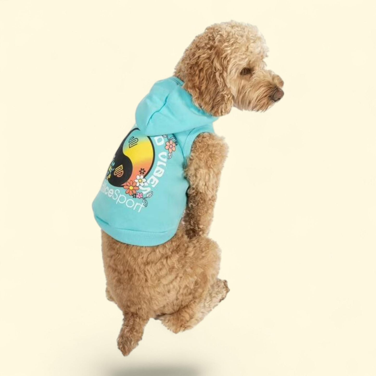 Justice Pet Dog Hoodie, Turquoise, S — authentic US product shipped worldwide by Treatspree
