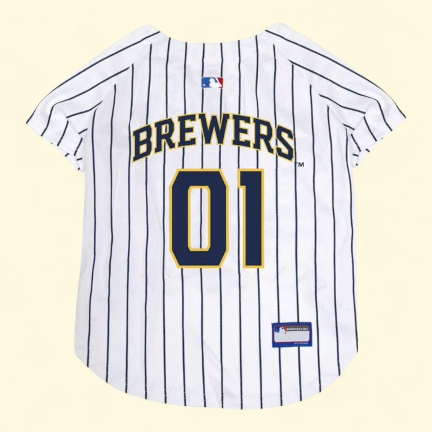 Pets First MLB Milwaukee Brewers Mesh Jersey, Medium