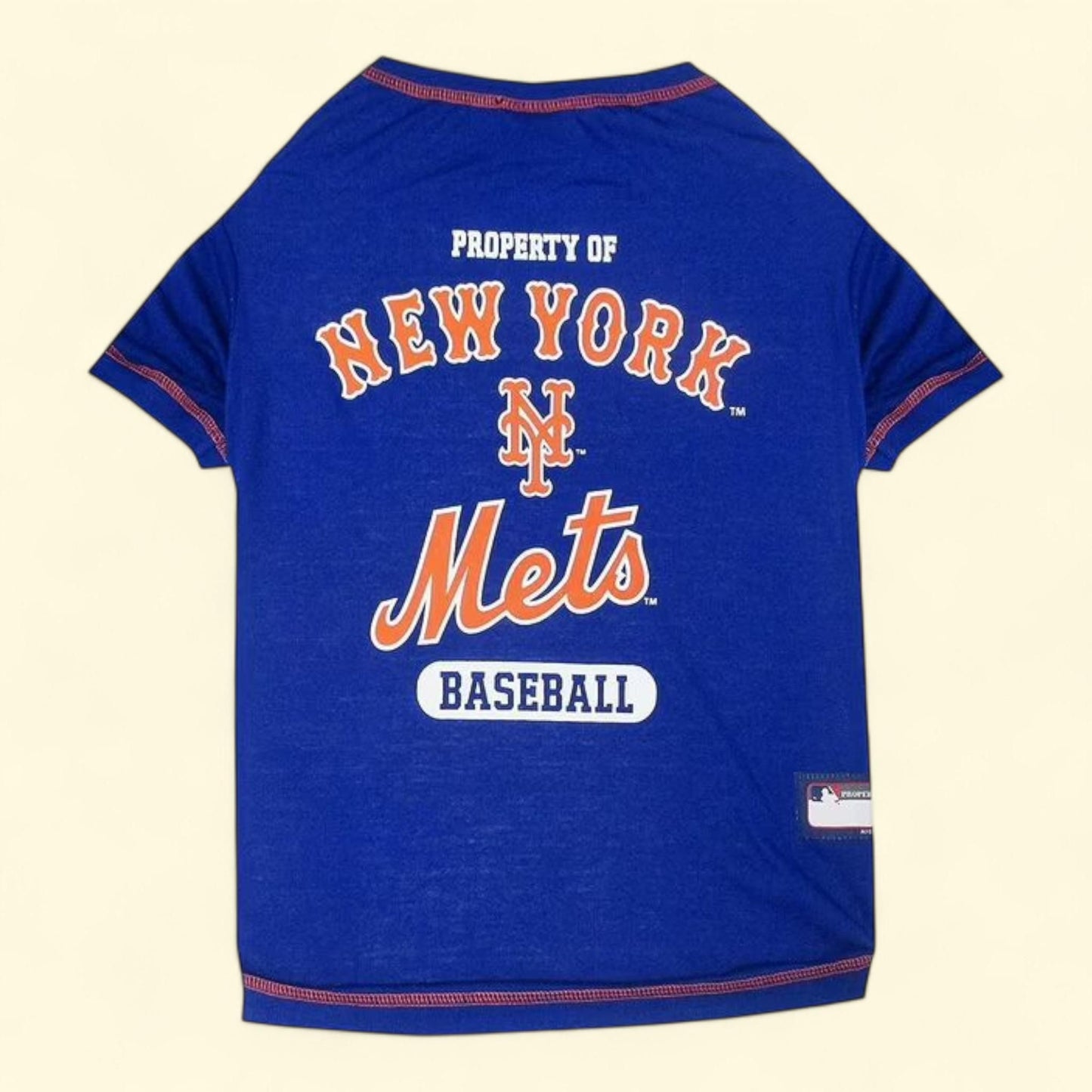Pets First MLB New York Mets Tee Shirt, Extra Large