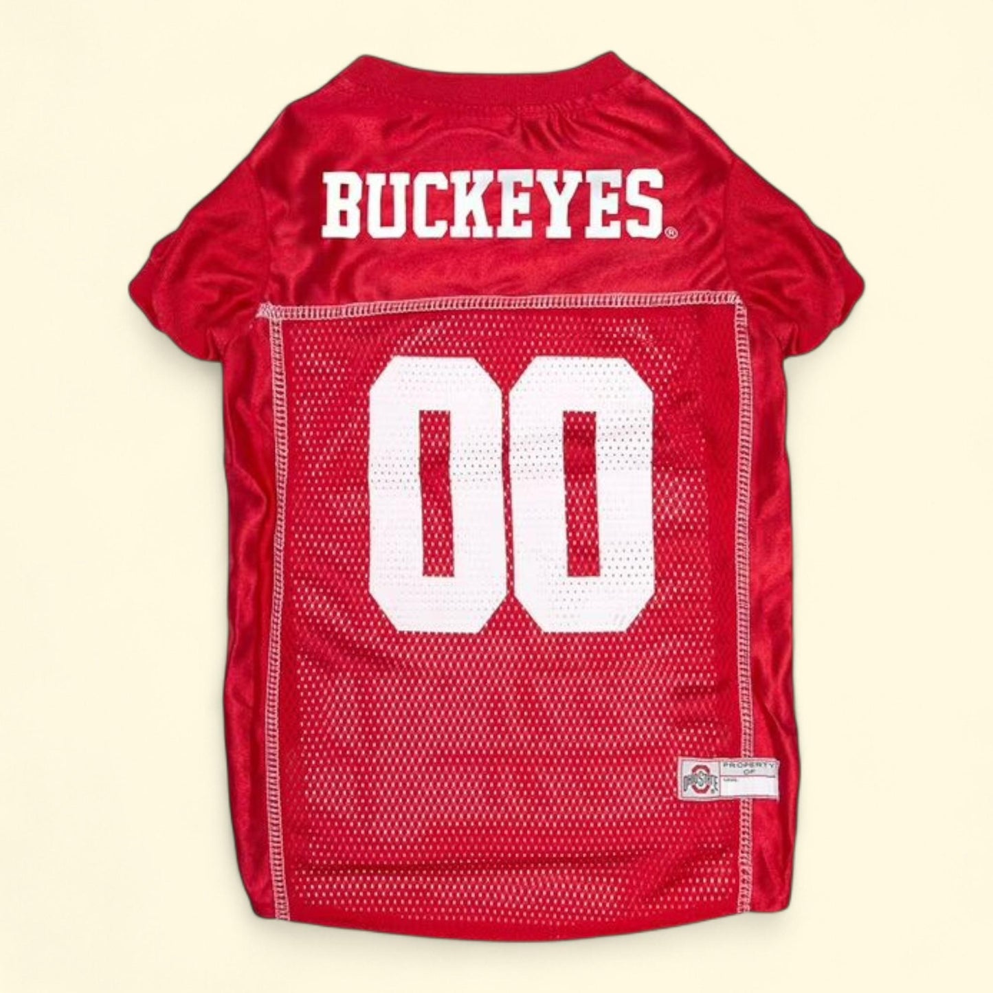 Pets First Ohio State Buckeyes Football/Basketball Mesh Jersey for Pet Dog, XX-Large