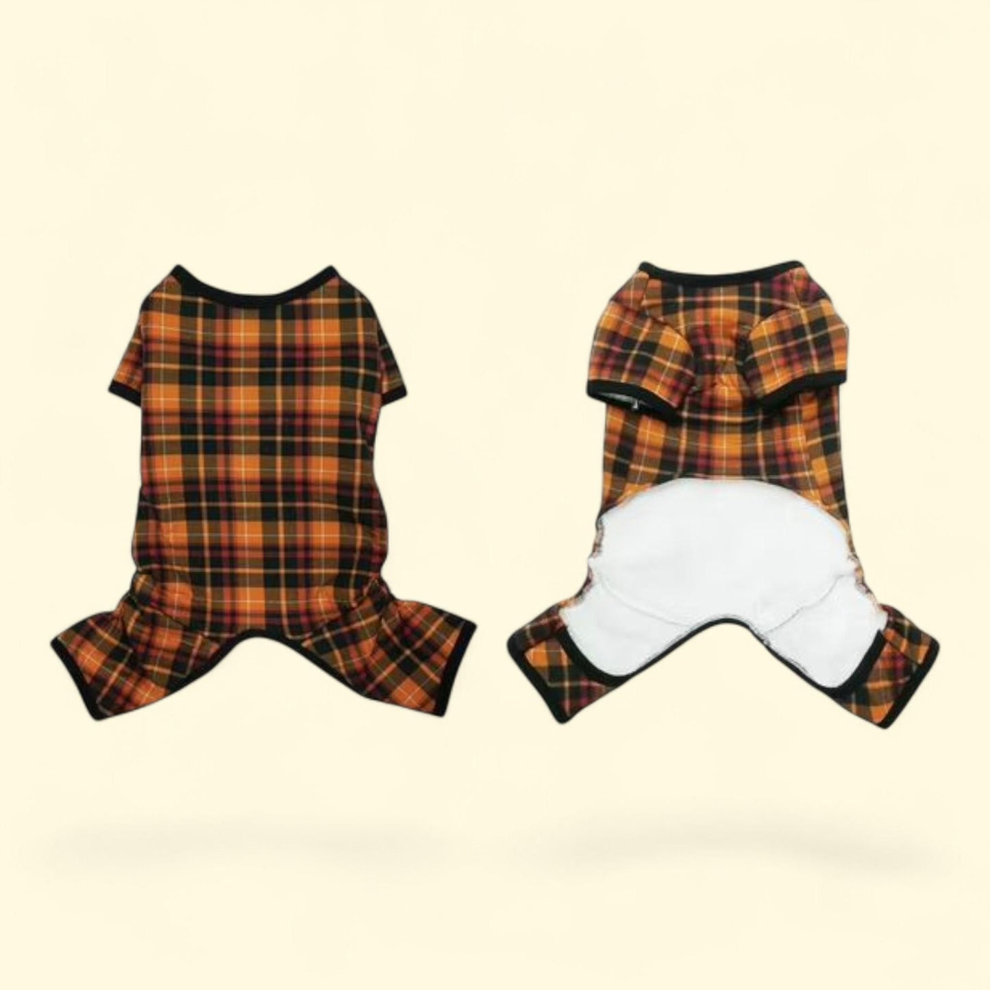 Pyjama « Best Furry Friends », motif à carreaux « Cider », taille S