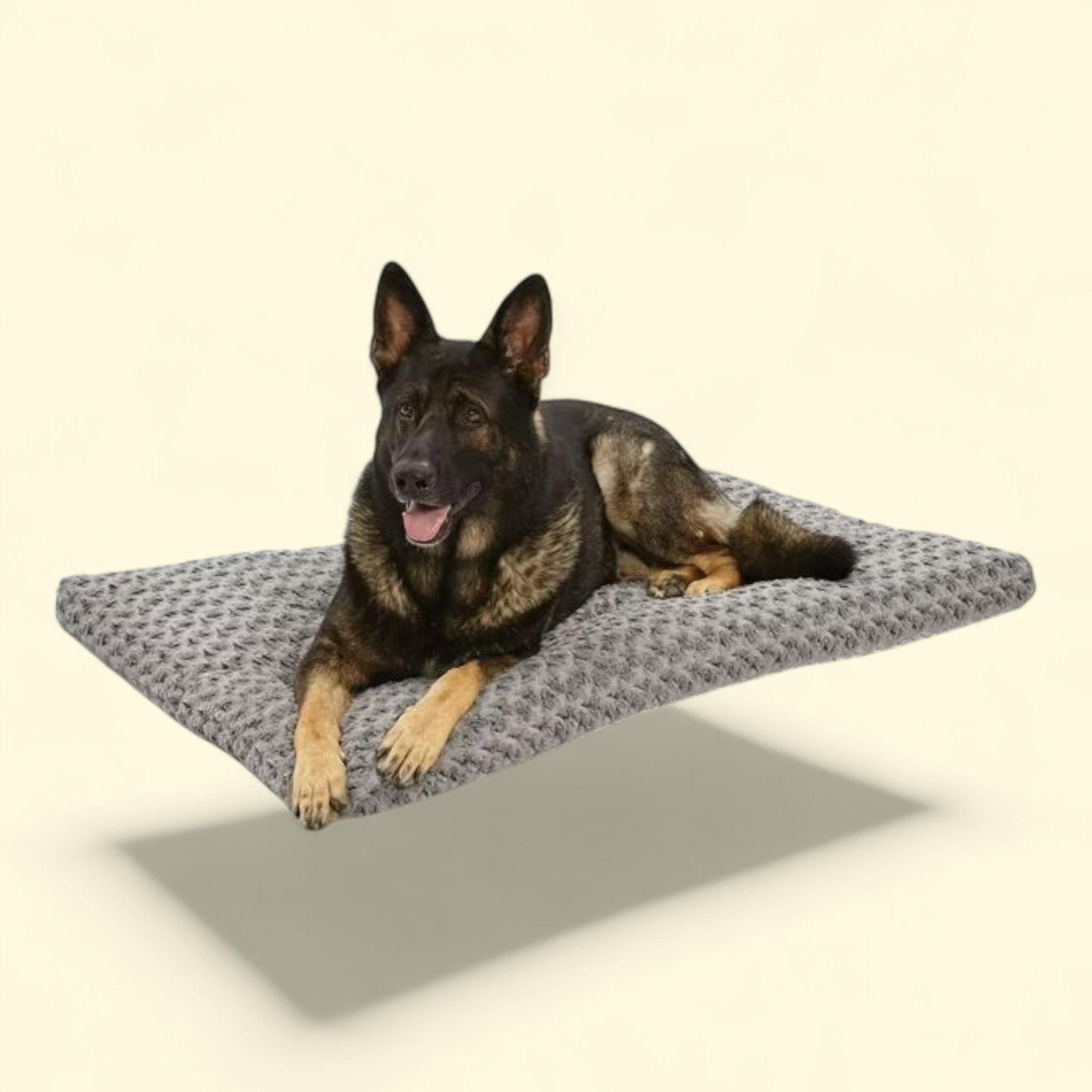 QuietTime Deluxe Ombre Swirl Dog Bed & Crate Mat, 48" Crate, Gray