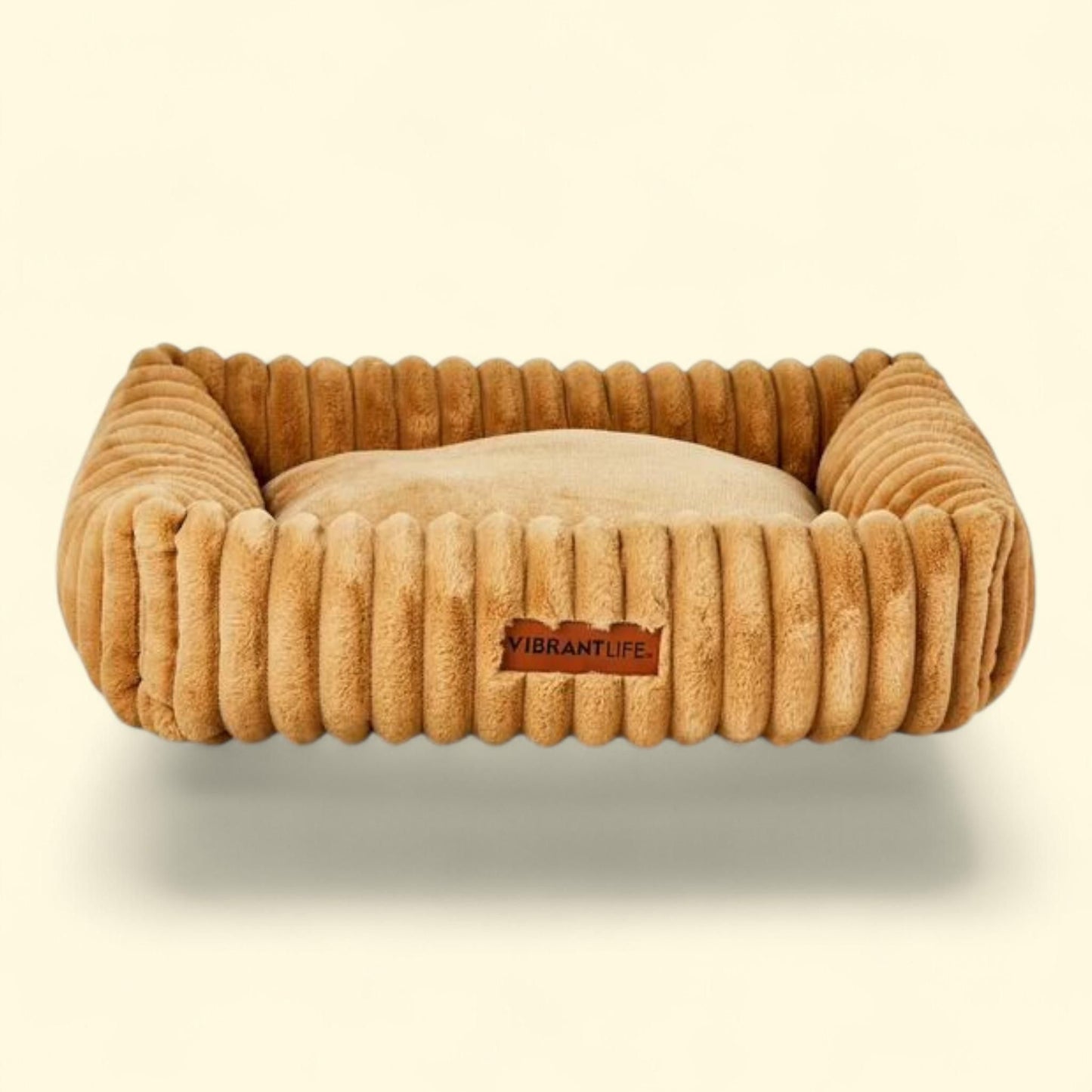 Vibrant Life Bed for Dogs & Cats, Bolster, 27" x 18"