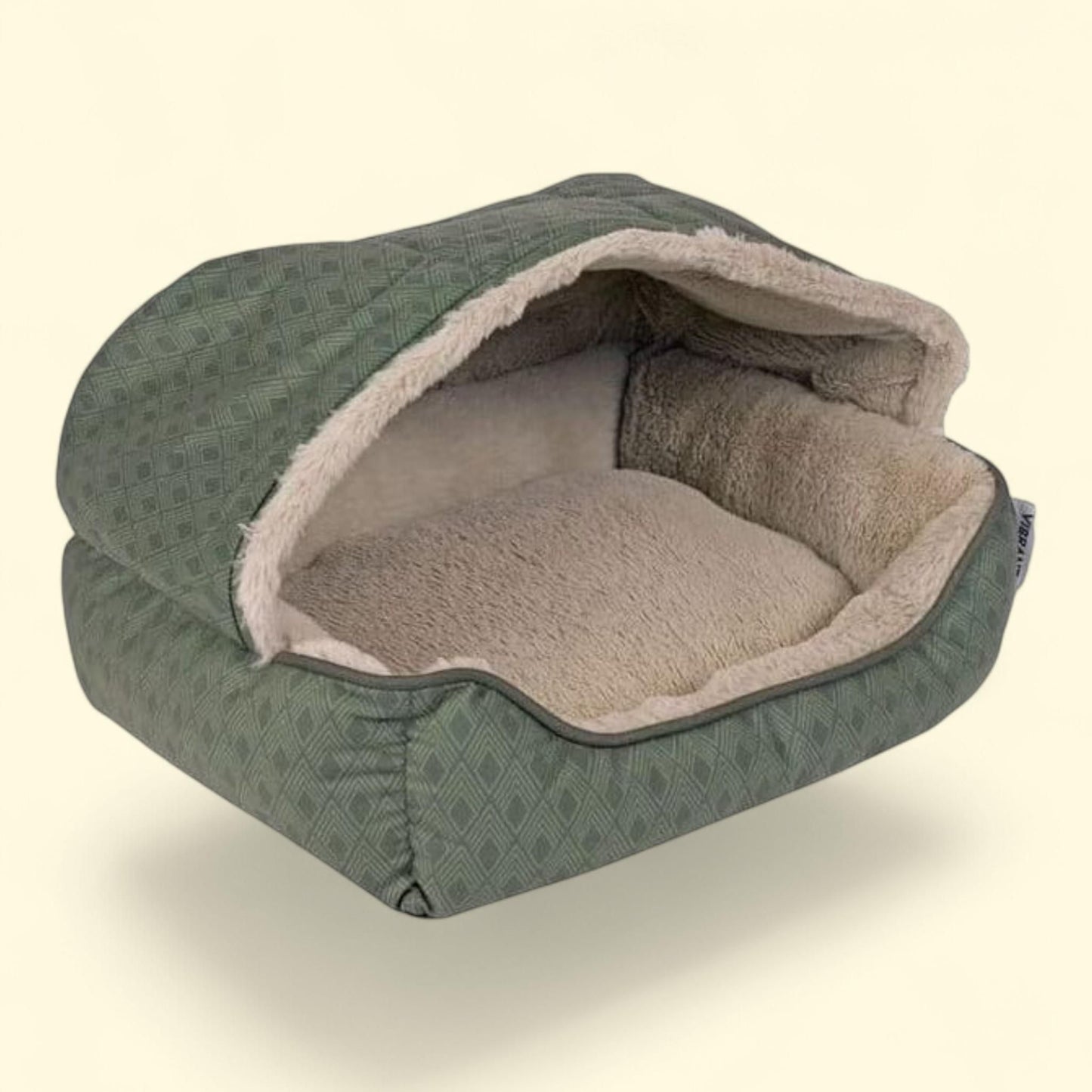 Vibrant Life Oval Cuddler Pet Bed, Small 18" x 14" x 12" Green — authentic US product shipped worldwide by Treatspree