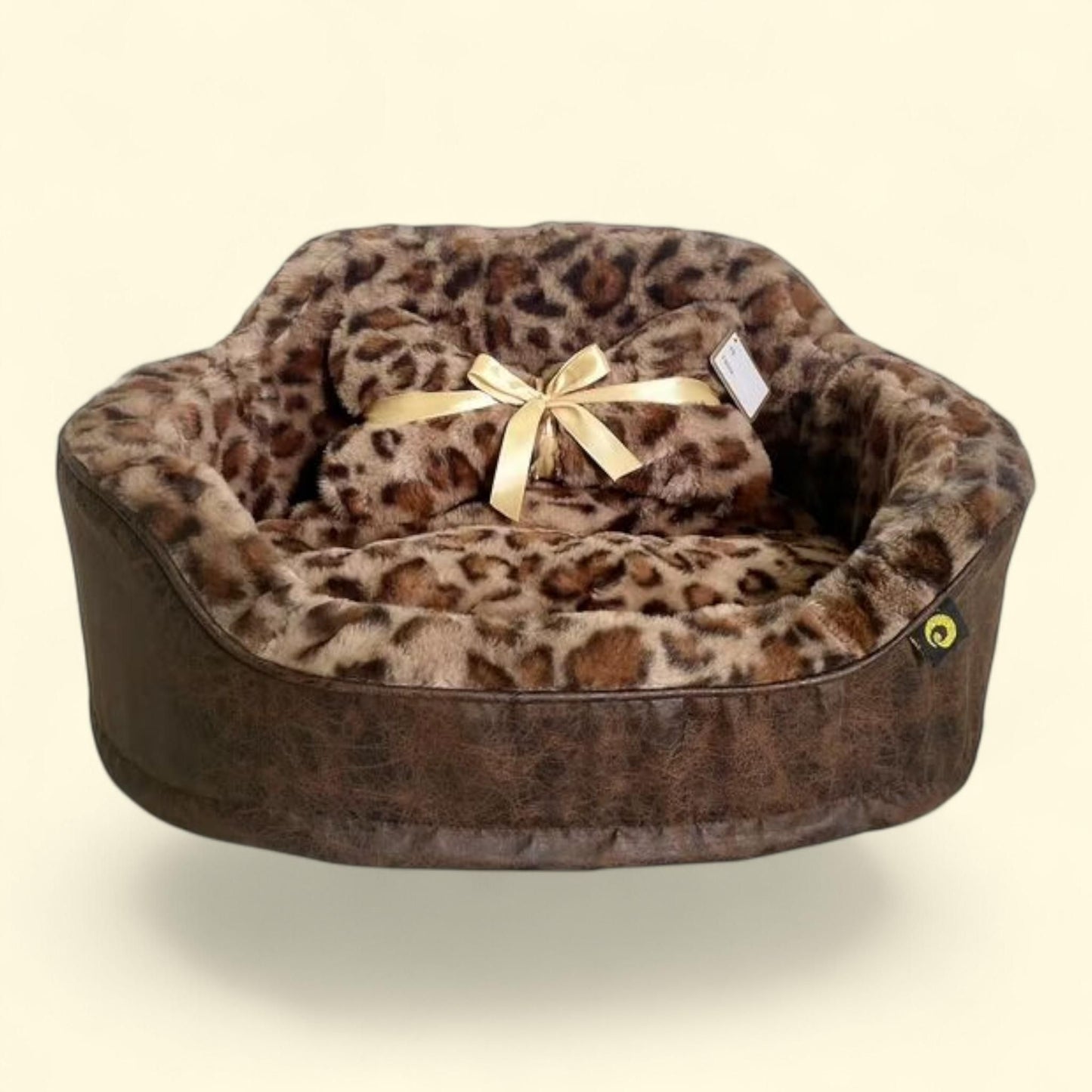 Precious Tails Leopard Princess Cat Dog Bed, Small — authentic US product shipped worldwide by Treatspree