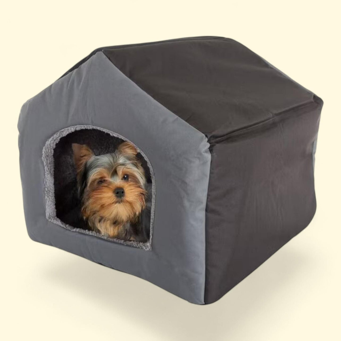PETMAKER Indoor Cat House, Small, Gray — authentic US product shipped worldwide by Treatspree