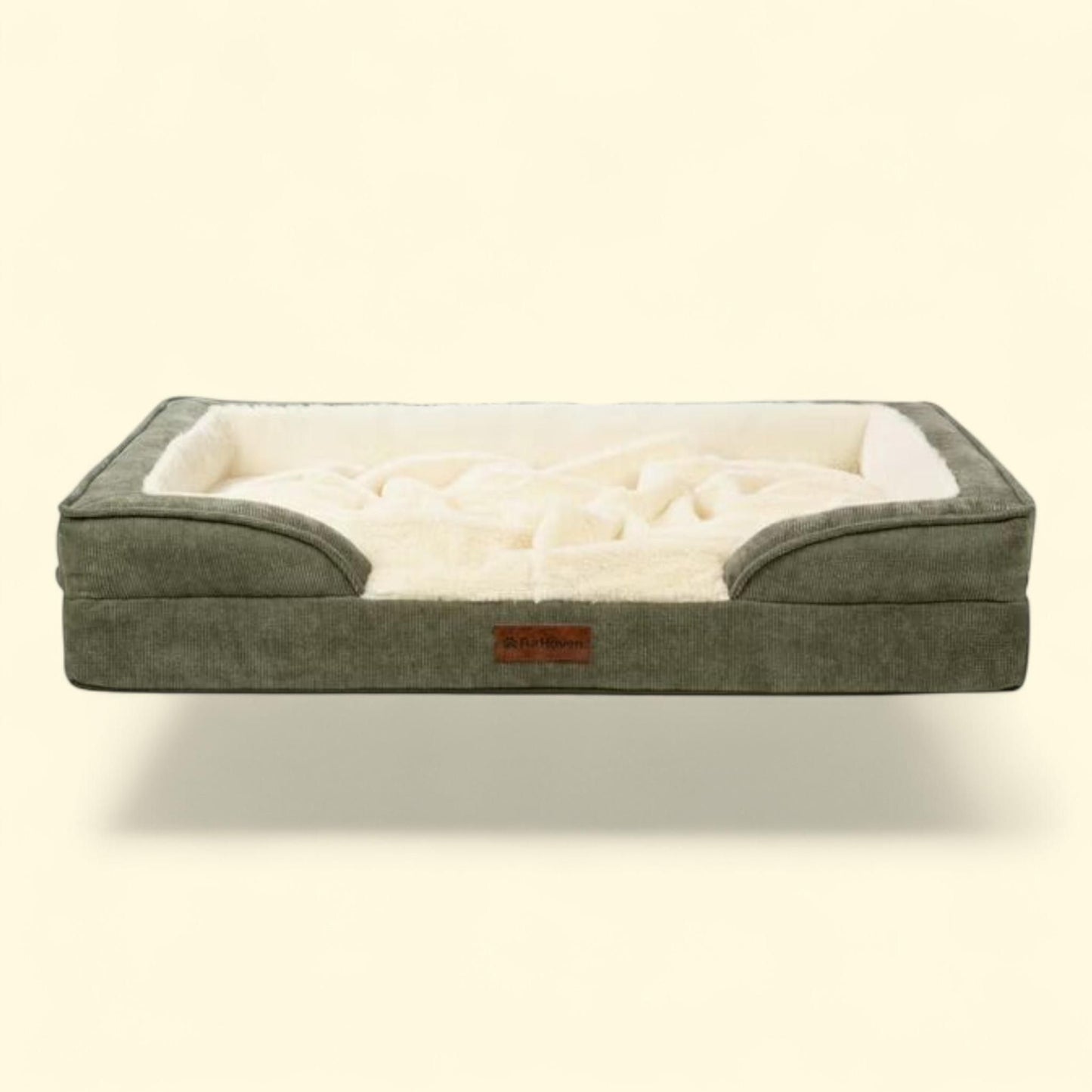 Furhaven Pet Products Nest-Top Perfect Comfort Sofa Orthopedic Ped Bed, 30"x20"