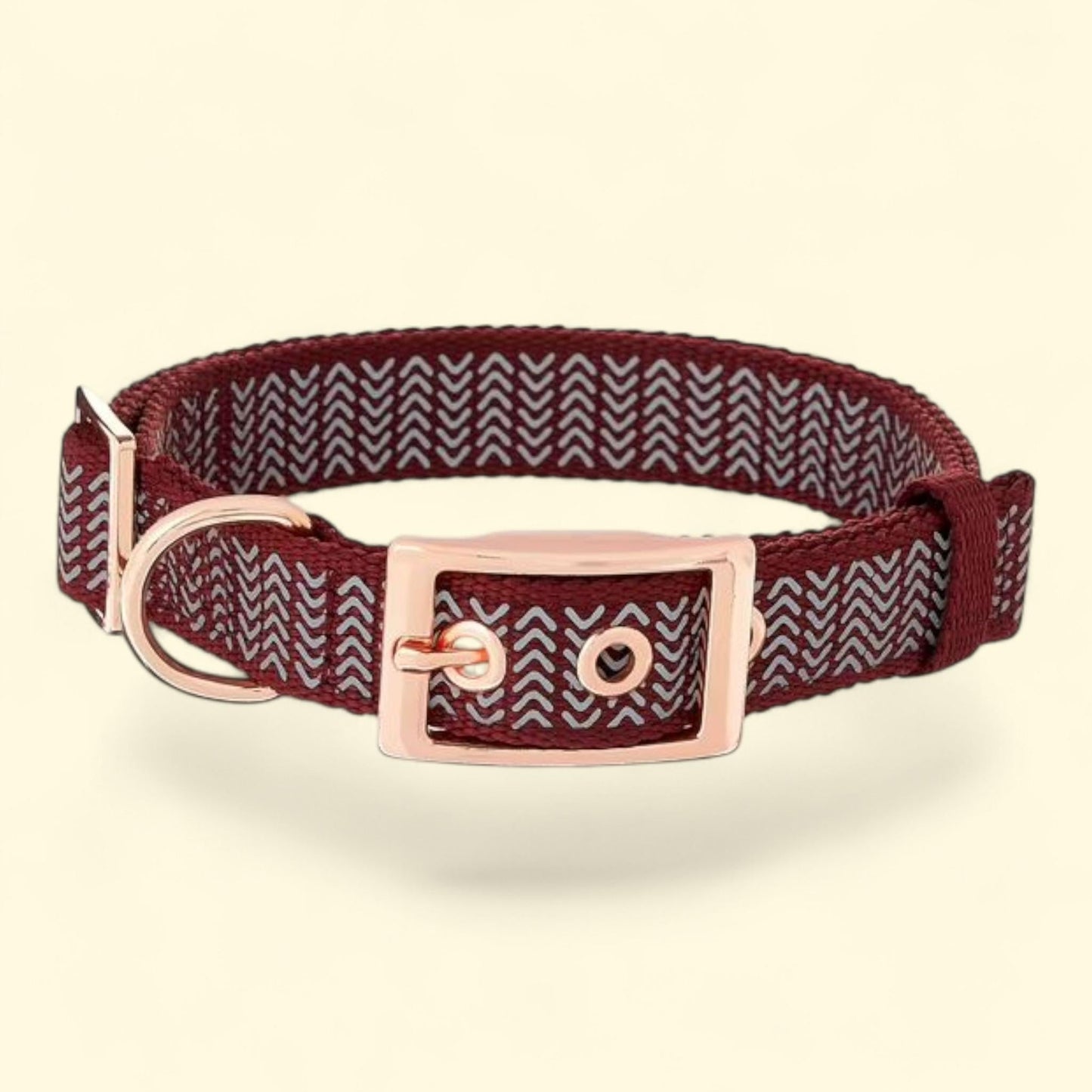 Vibrant Life Chevron Reflective Collar for Dogs, Large