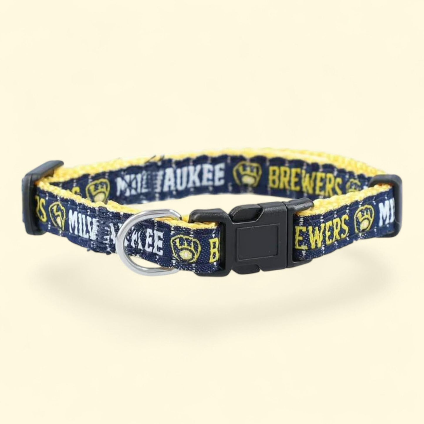 Pets First MLB Milwaukee Brewers Collar, Small