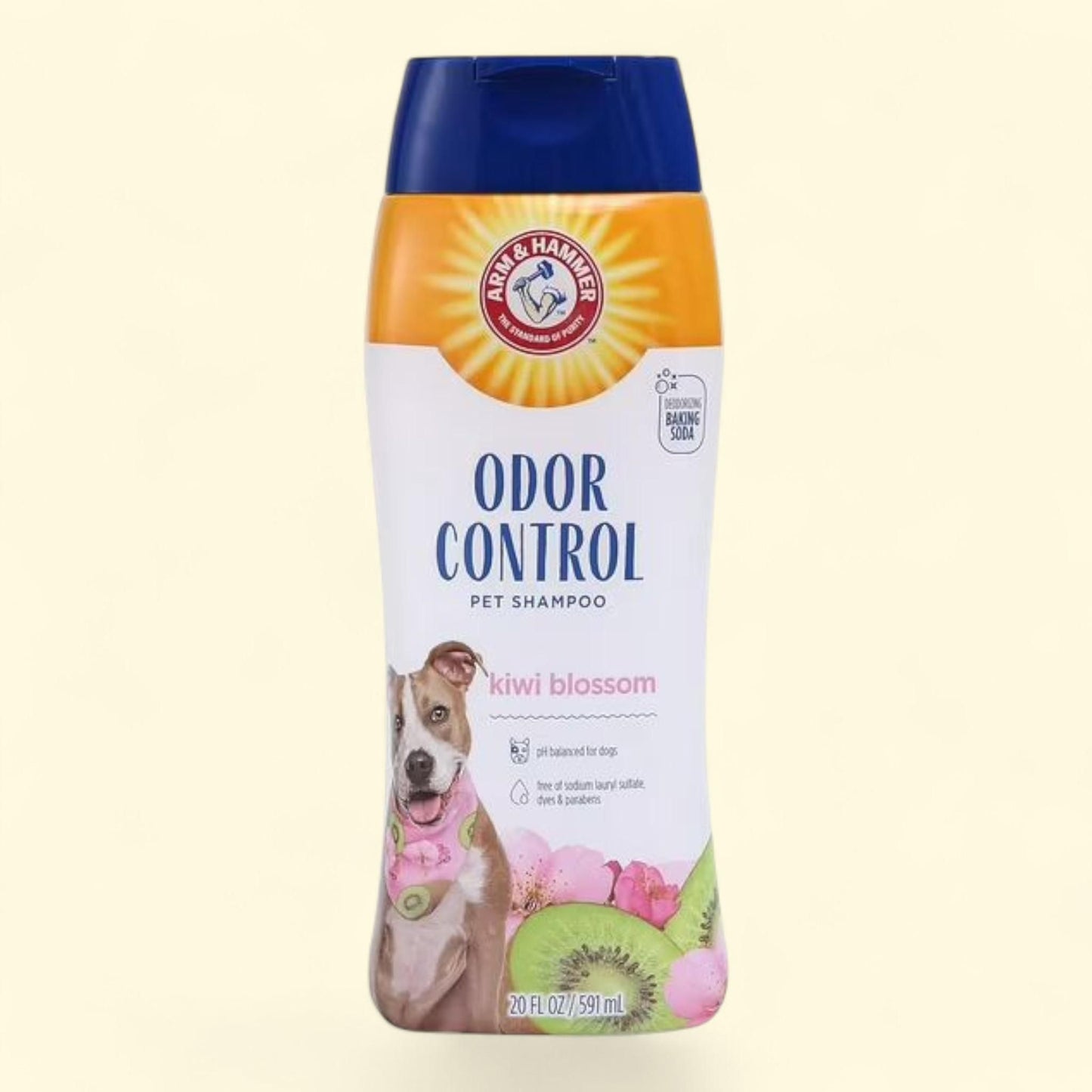 Arm & Hammer Dog Deodorizing Shampoo, Kiwi Blossom Scent 20 oz