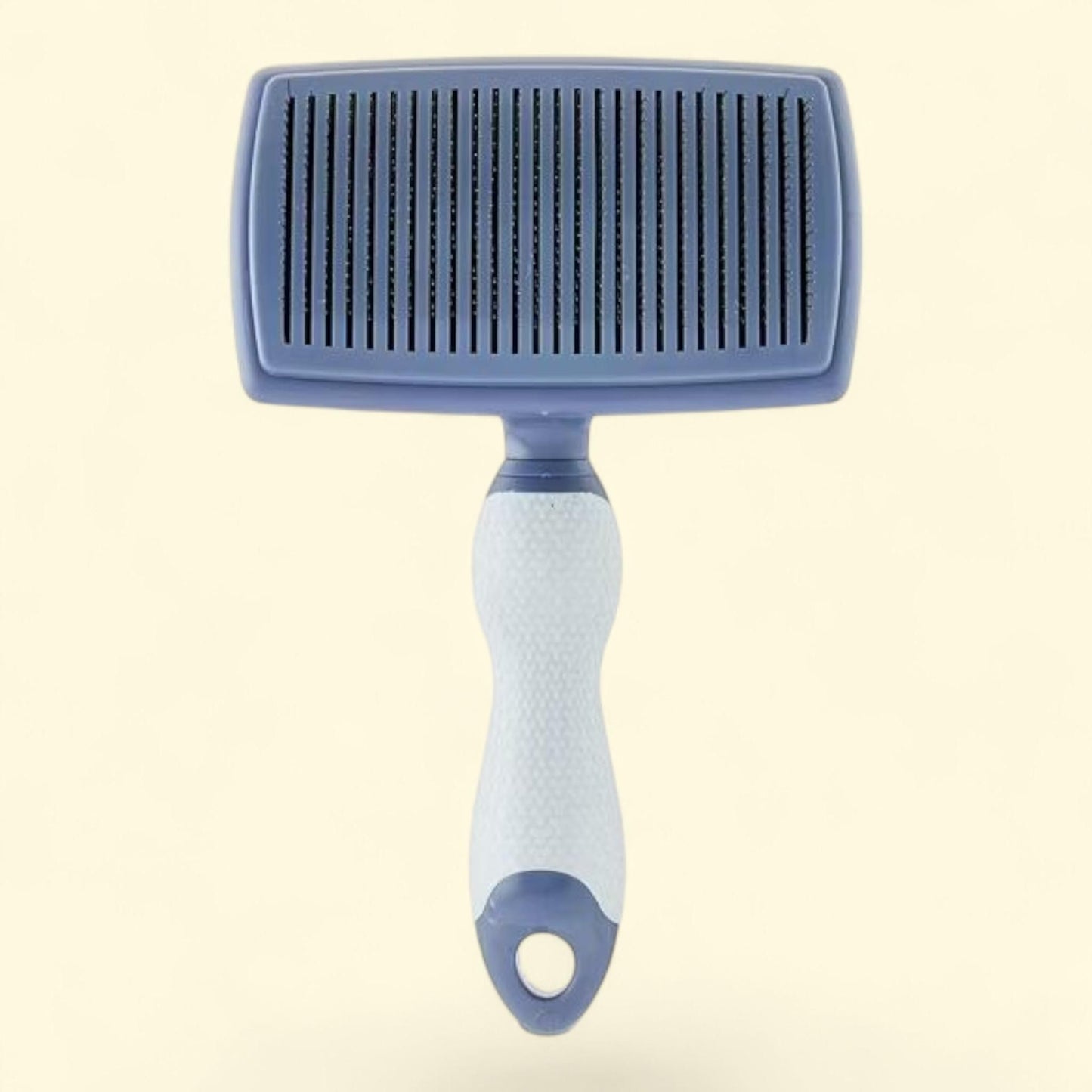Vibrant Life Self Cleaning Slicker Brush, Non-Slip Handle, 7.75 x 5.75 x 1.62 inches