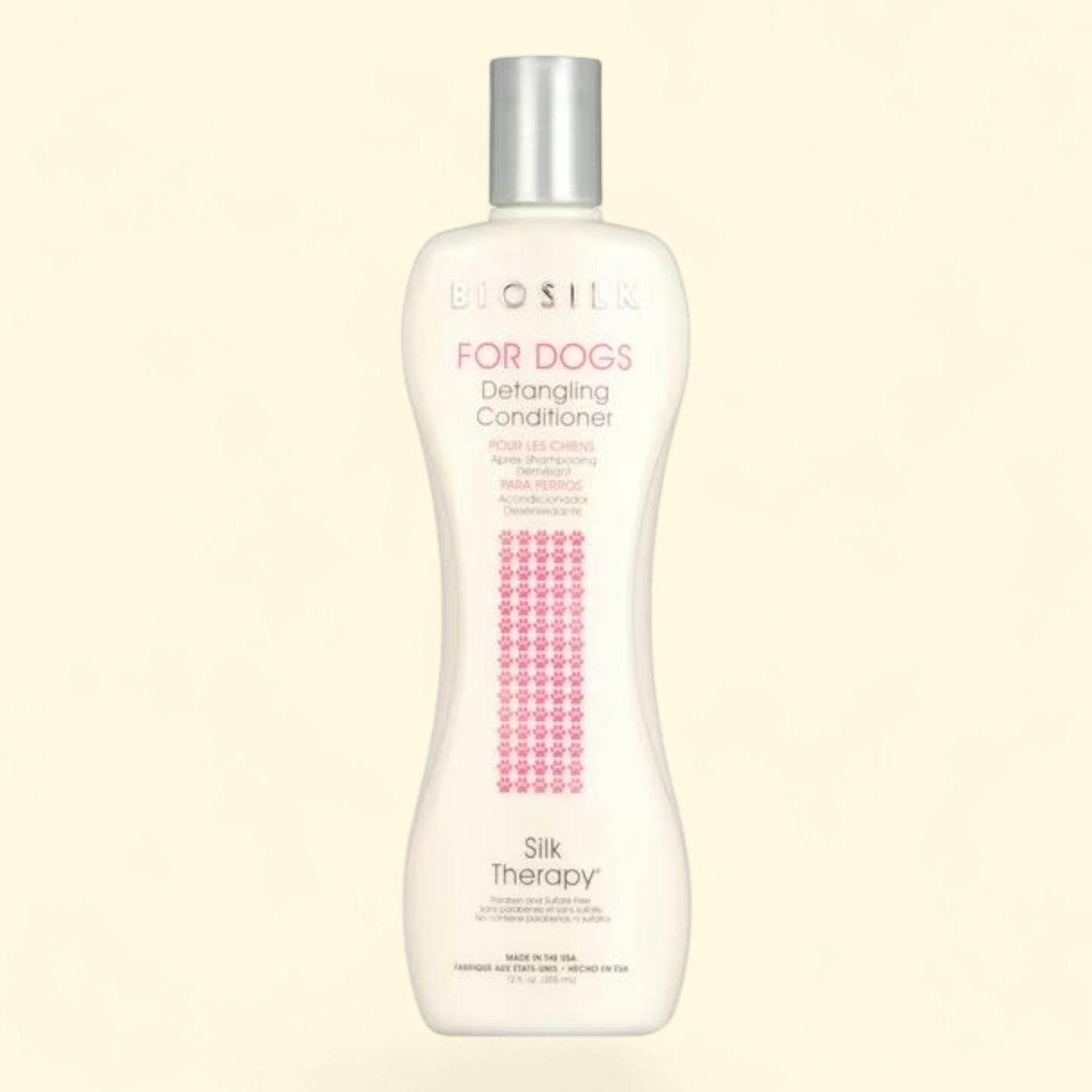 BioSilk Silk Therapy Detangling Conditioner for Dogs 12 oz