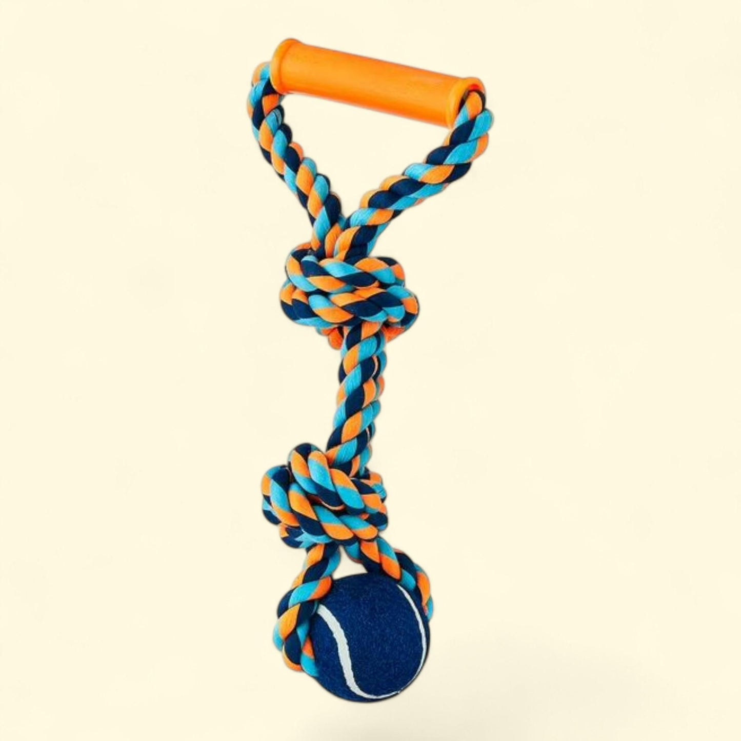 Vibrant Life Chomp and Tug Buddy Rope Toy, Blue, Medium