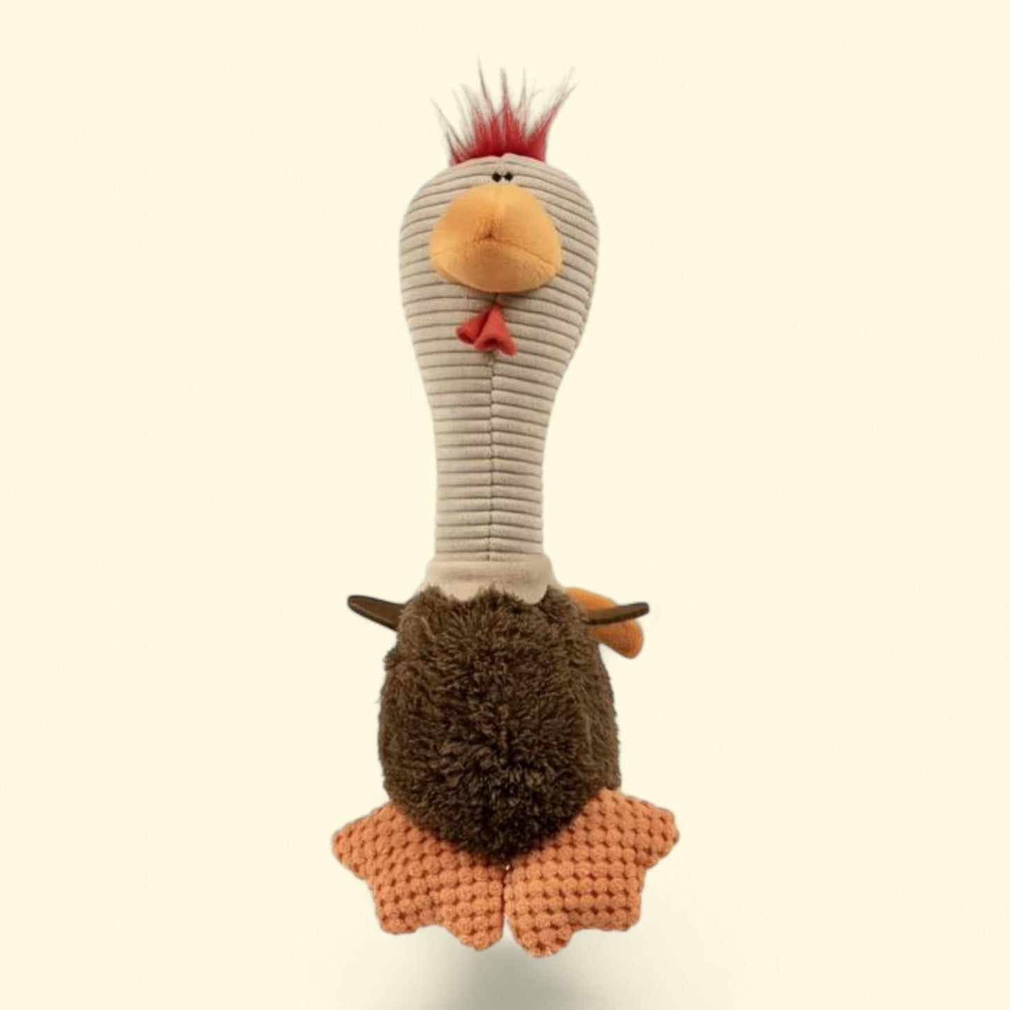 TrustyPup Tough 'N Fun Long Neck Rowdy Rooster Dog Toy, Large