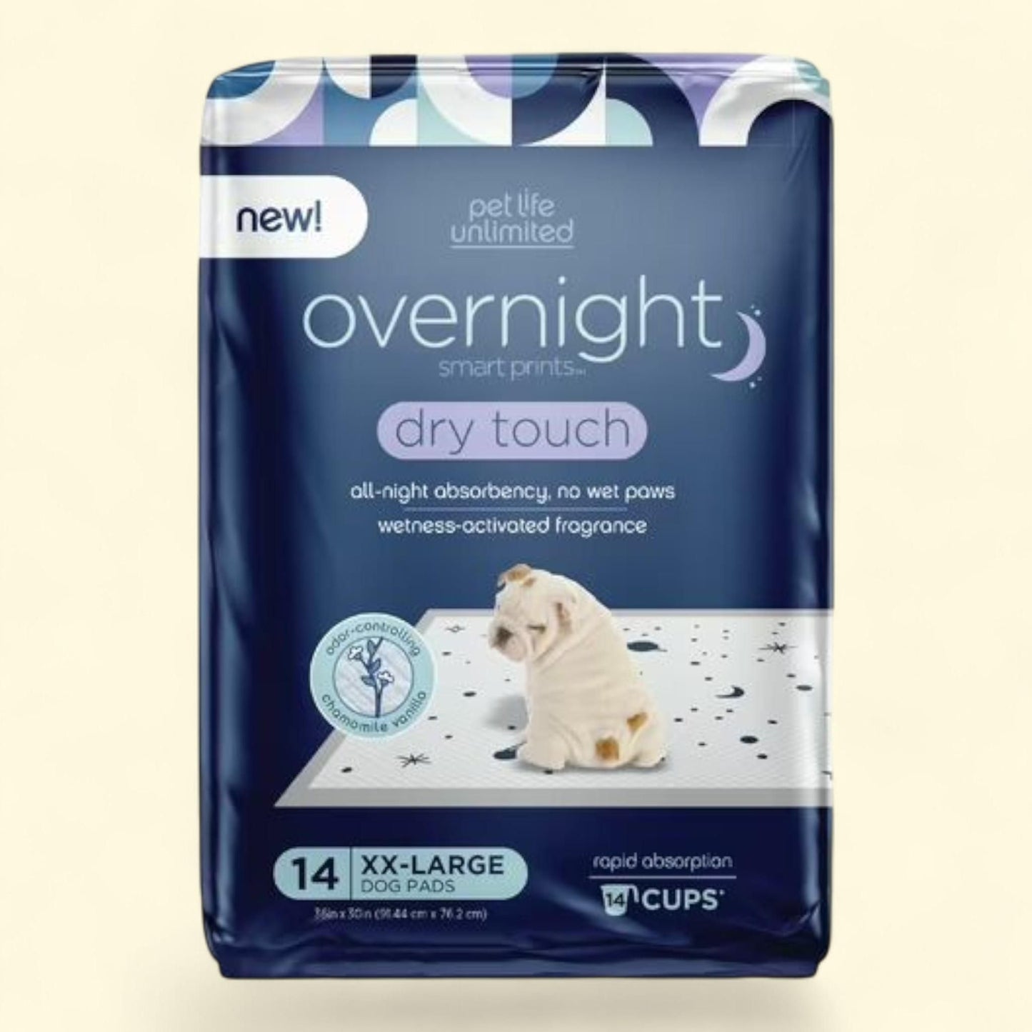 Pet Life Unlimited Dog Pads, Smart Prints, XXL, 14ct