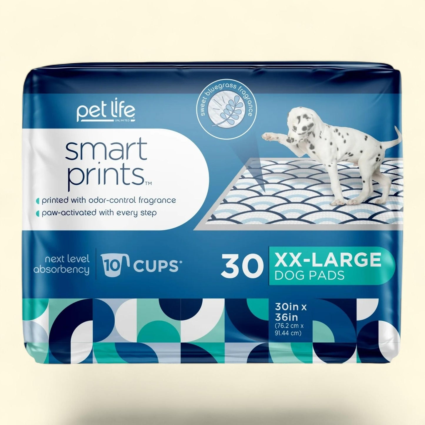 Pet Life Unlimited - Coussins pour pattes Smart Print pour chiens, XXL, 30 pièces