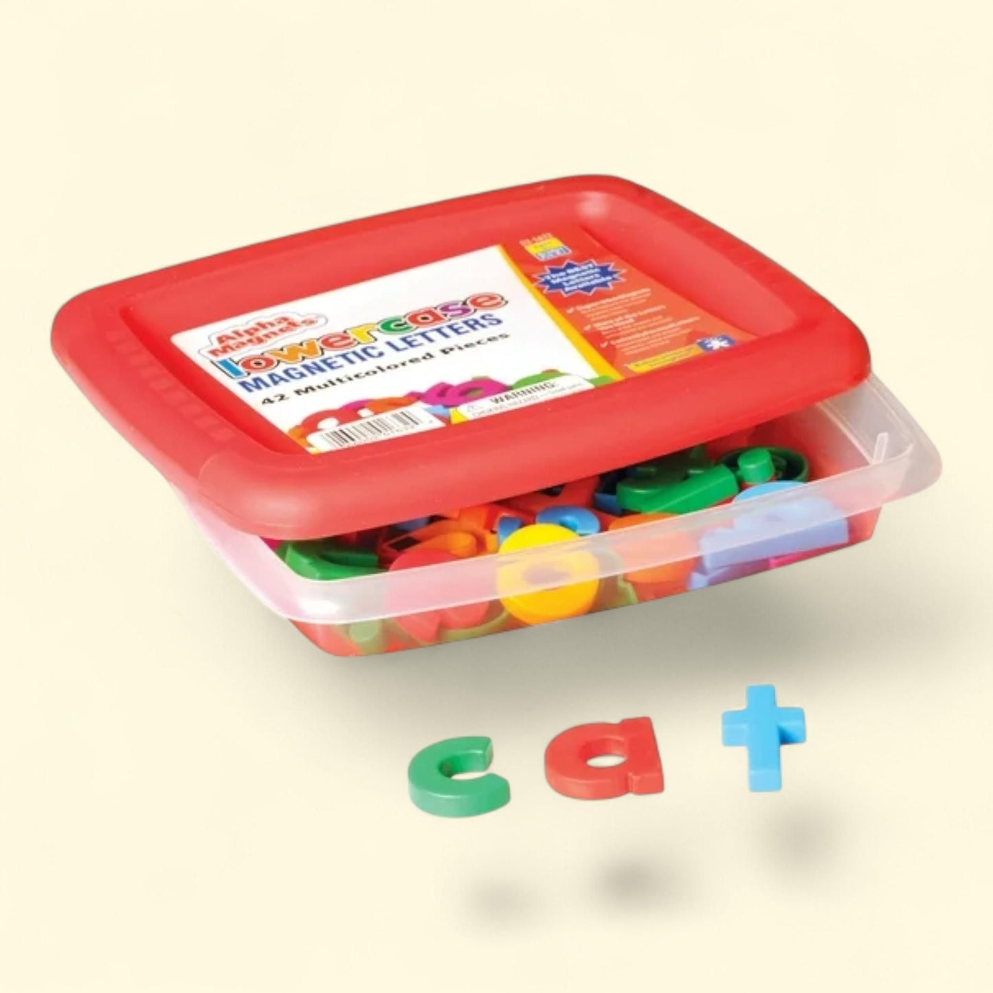 Ensemble de lettres minuscules AlphaMagnets d'Educational Insights, jouets pour apprendre l'alphabet destinés aux enfants d'âge préscolaire, à partir de 3 ans