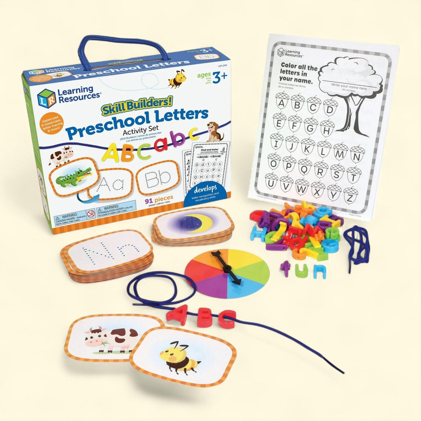 Learning Resources Skill Builders! Preschool Letters, Ages 3+