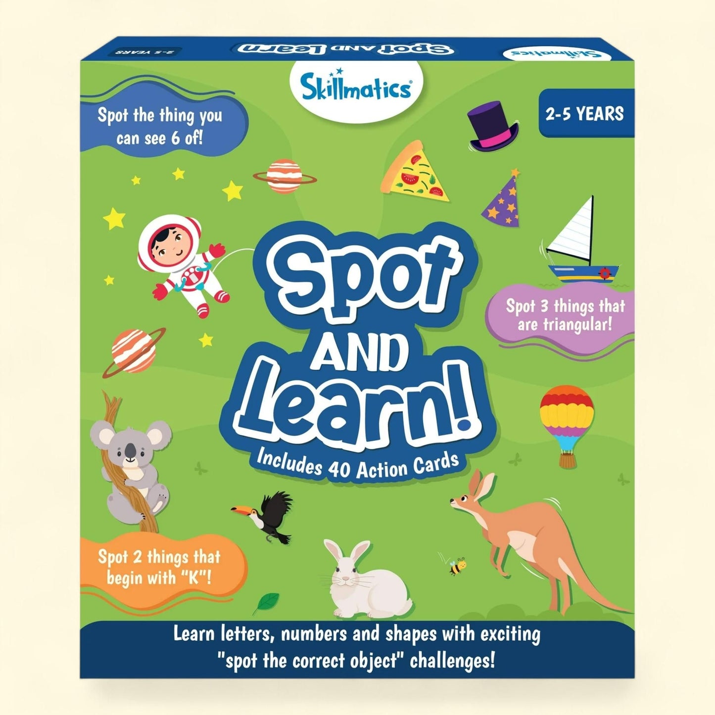Skillmatics Spot and Learn, 40 Cards — authentic US product shipped worldwide by Treatspree