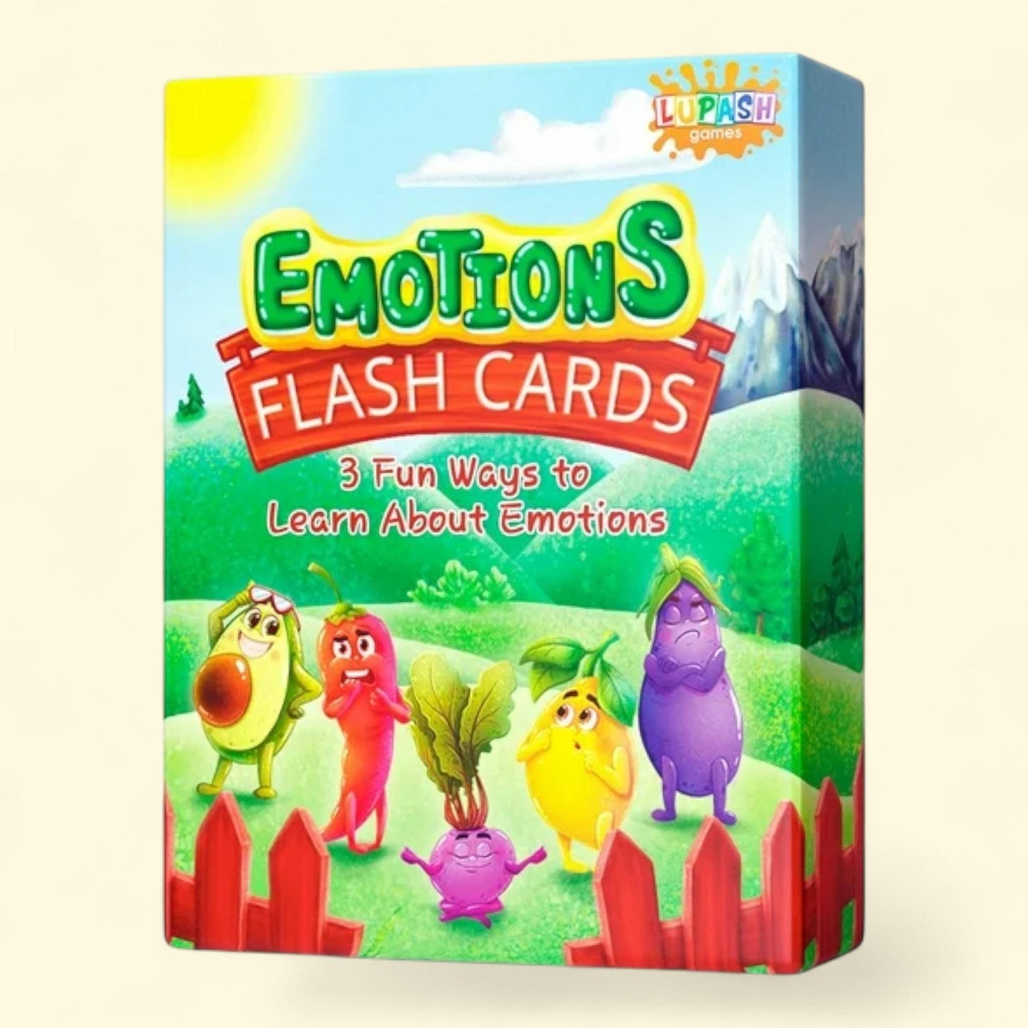 Emotions Flash Cards, 2-8 Players — authentic US product shipped worldwide by Treatspree