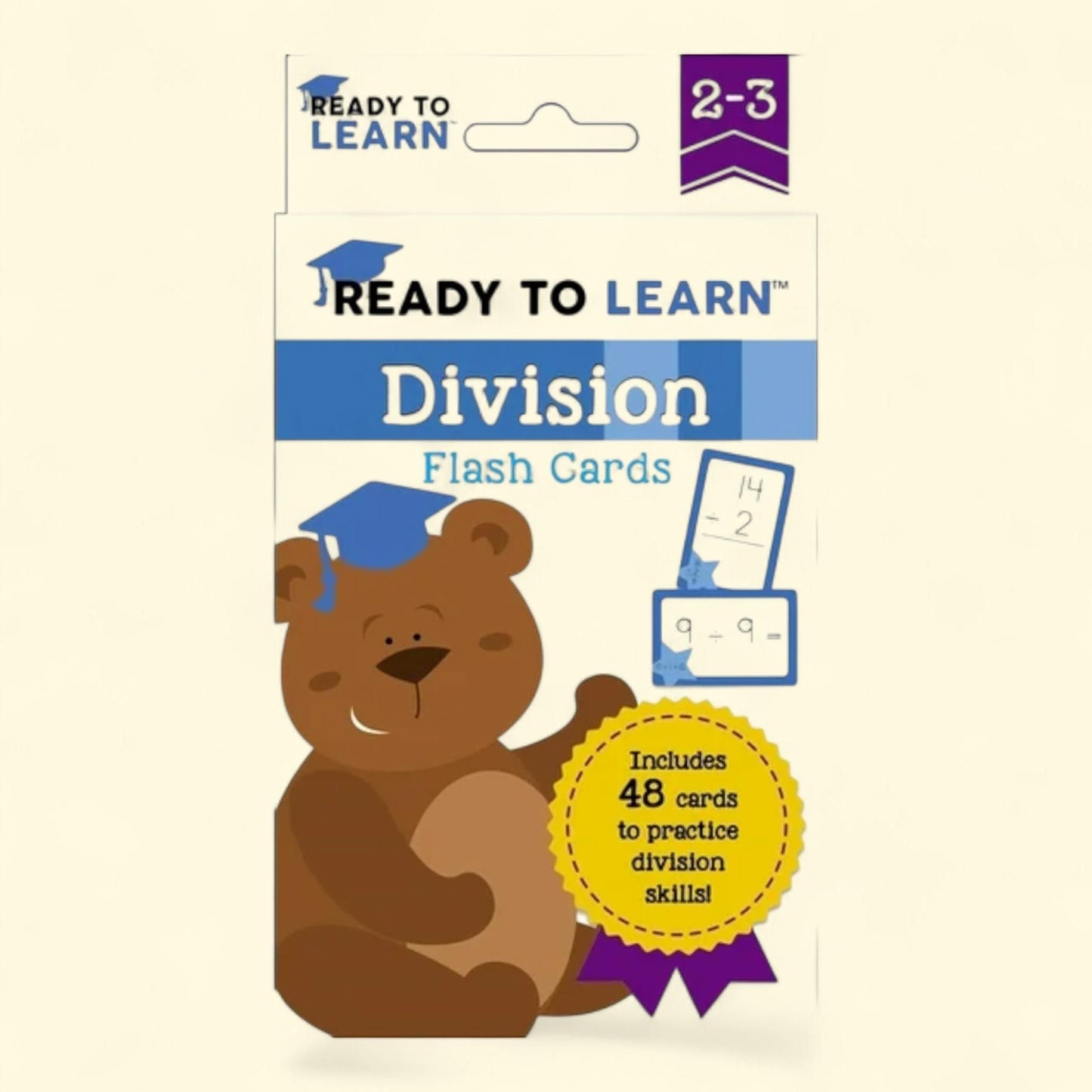 Ready to Learn Division Flash Cards, Grades 2-3, Size: Cards — authentic US product shipped worldwide by Treatspree