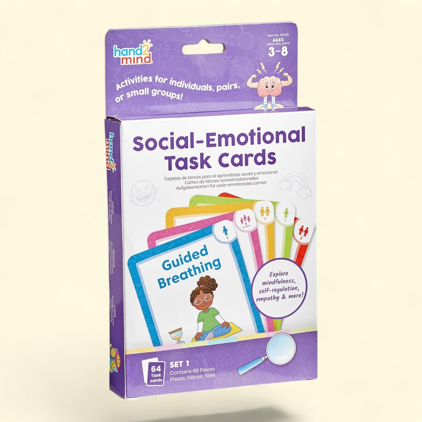 hand2mind Social Emotional Task Cards, Ages 3+, Feelings Flash Cards