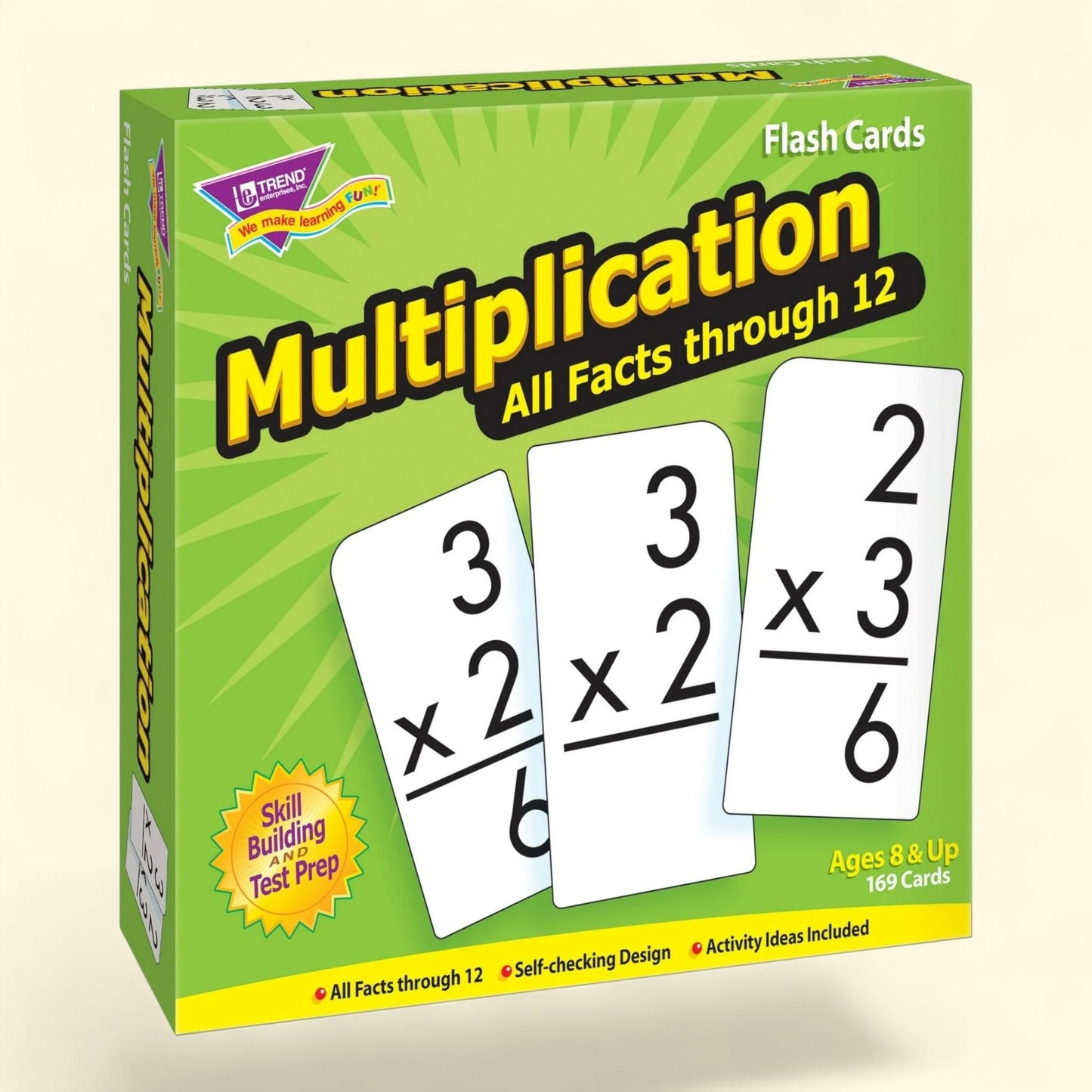Trend Multiplication Flash Cards, 169 Cards