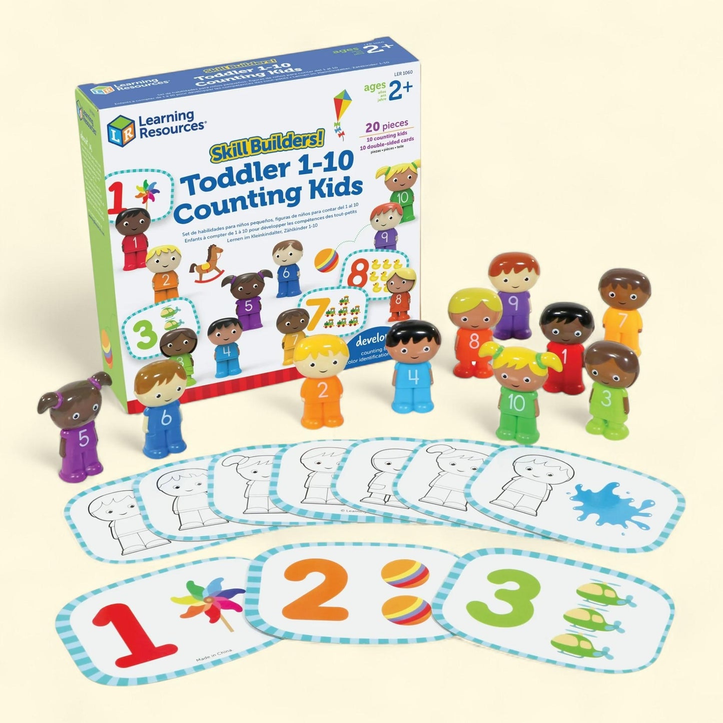 Learning Resources Skill Builders! Toddler 1-10 Counting Kids, Preschool Math Games, Ages 2+
