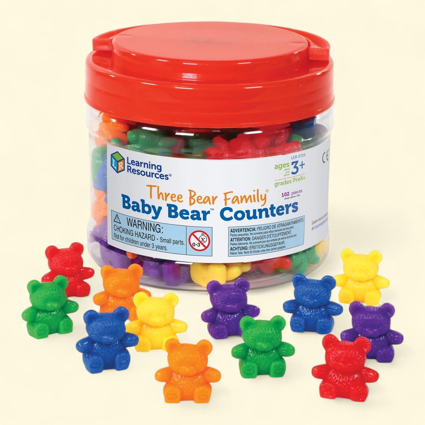 Learning Resources Baby Bear Counters, Toddler Toys, Montessori, Ages 3 and Up