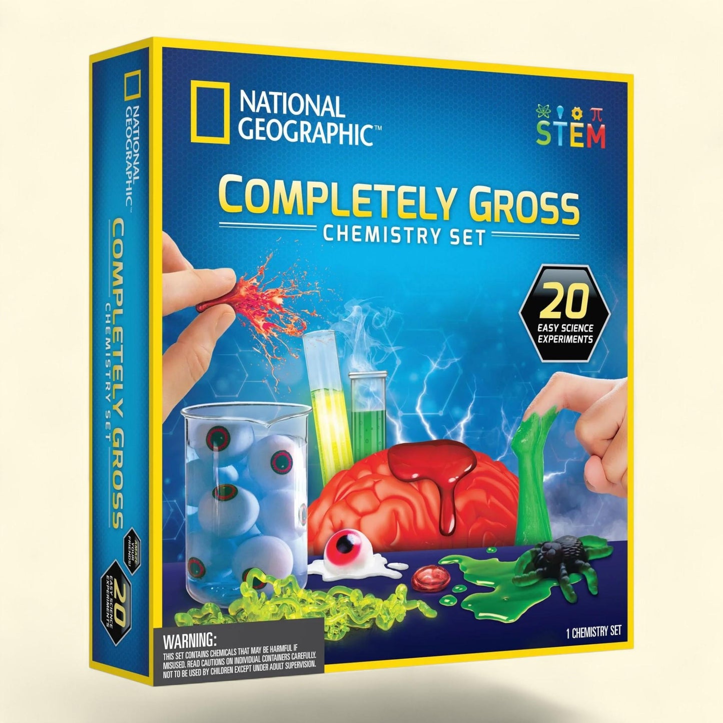 National Geographic Chemistry Set, 10 Experiments - Ages 8+