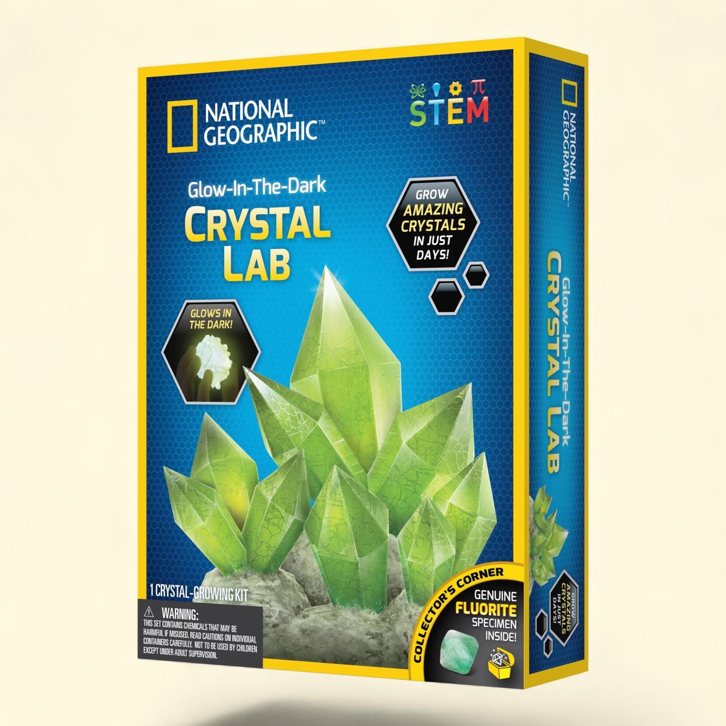 National Geographic Crystal Grow Lab Kit, Child 8+