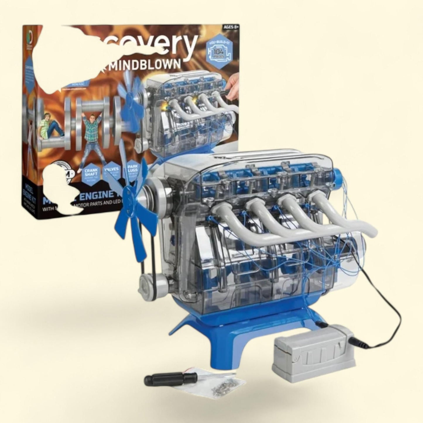 Discovery #Mindblown Model Engine Kit, Ages 8+