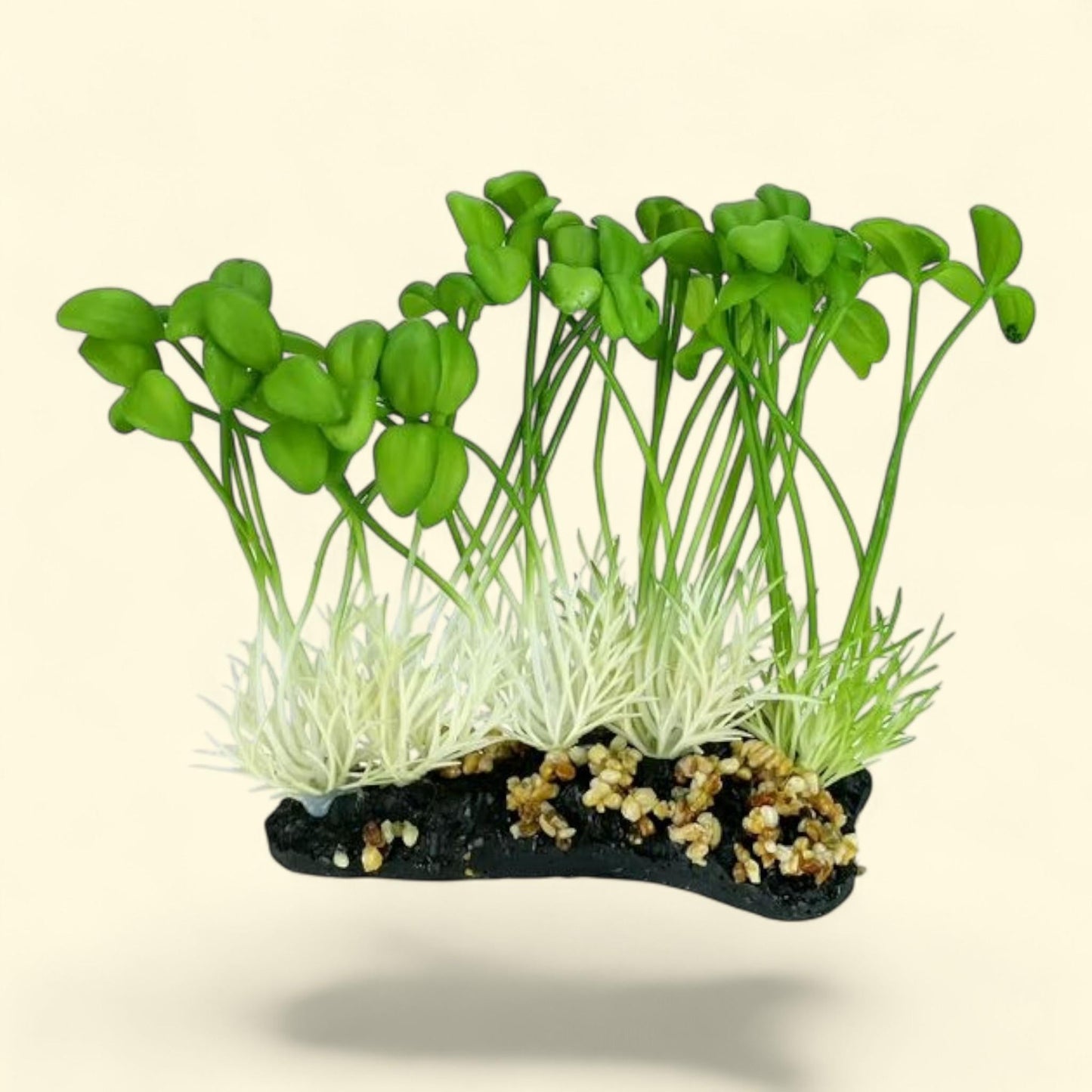 Komodo Sprouts Ornament, Artificial Plant, Green, Aquarium Decor, 2.50 in