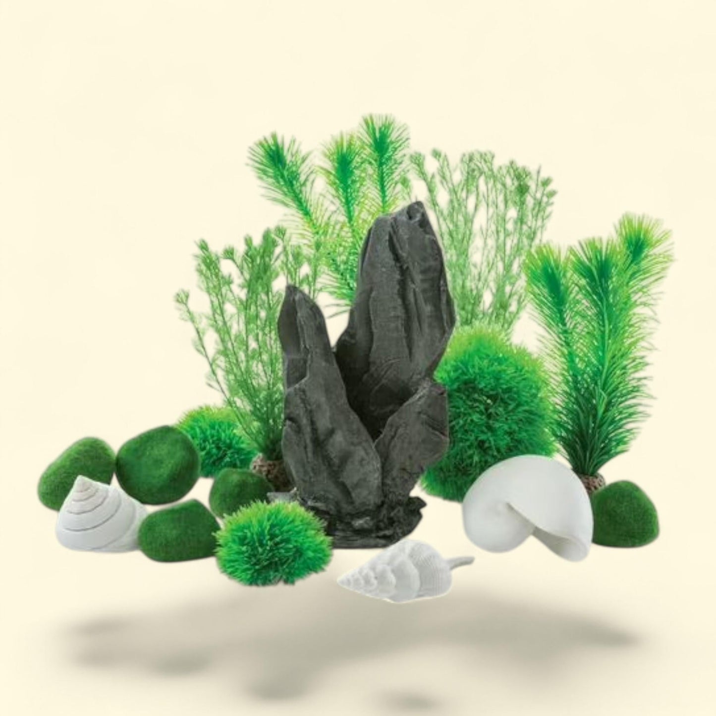 Ensemble de décoration pour jardin « biOrb Stone », 33,7 cm