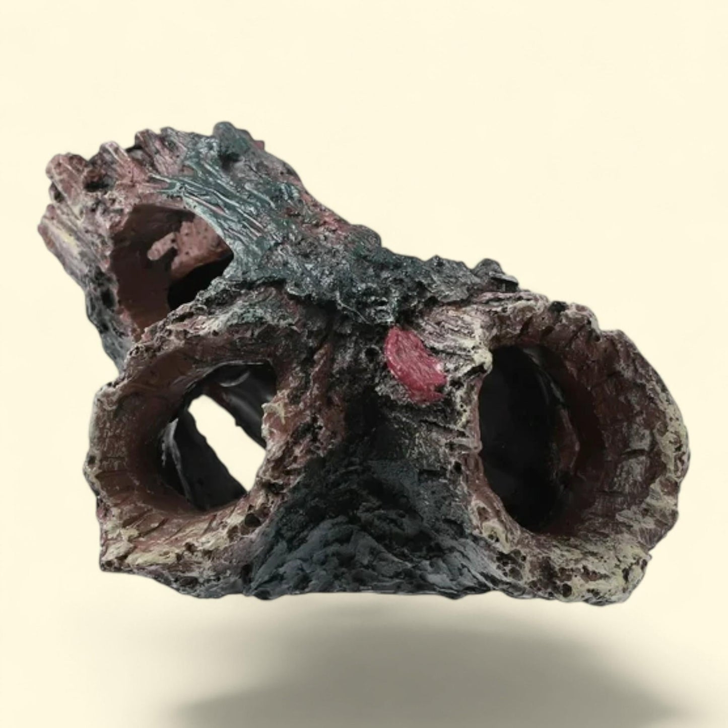 Unique Bargains Aquarium Hollow Tree Trunk Ornament, 5.91"