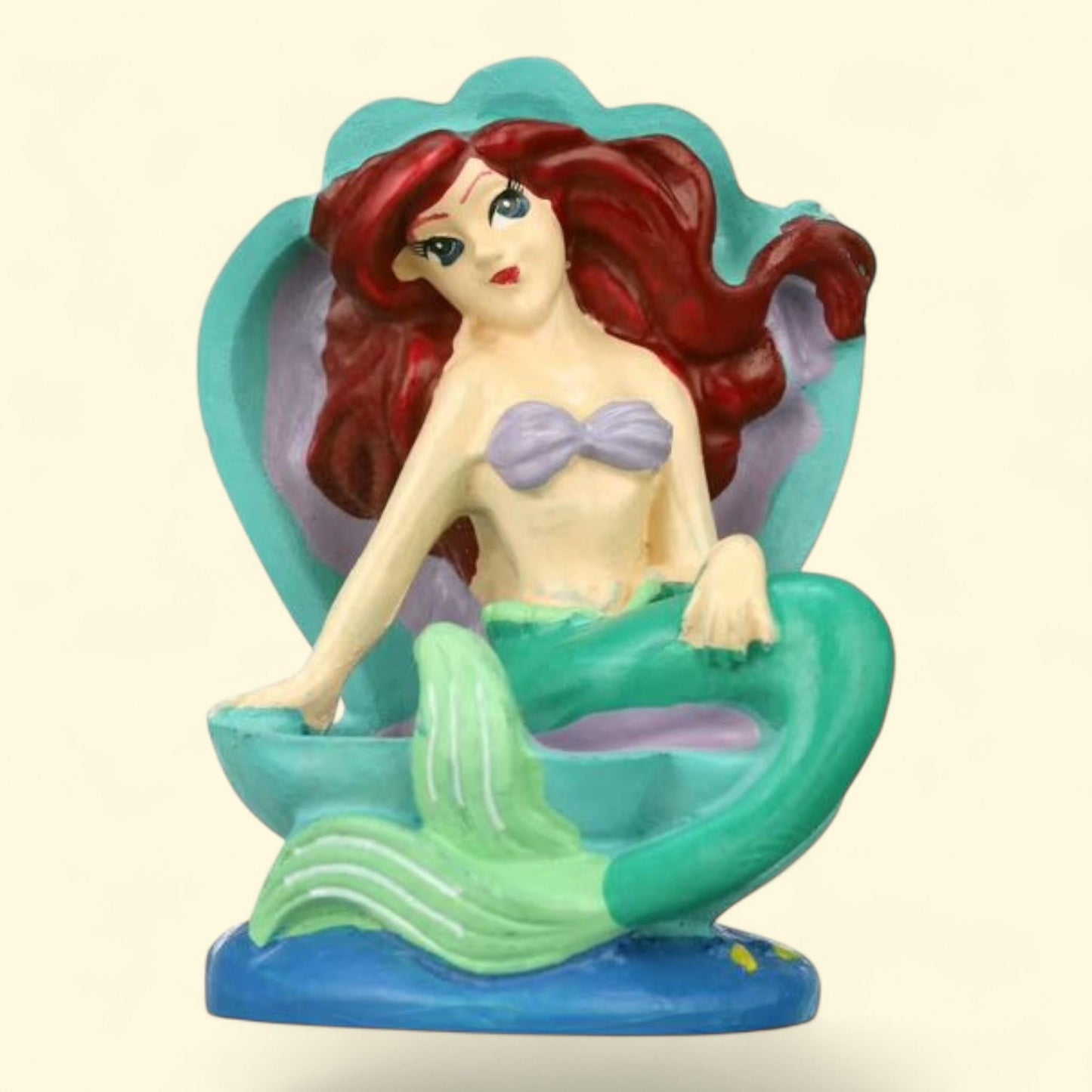 Penn-Plax Disney The Little Mermaid Aquarium Decor Resin - Mini Princess Ariel, Multicolor, 3.75 in