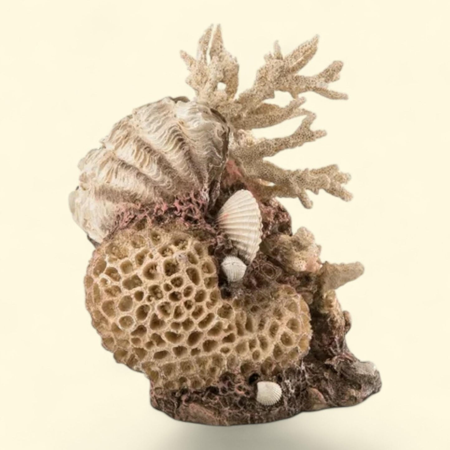 Décoration d'aquarium « biOrb » en forme de coquillages coralliens, 21 cm