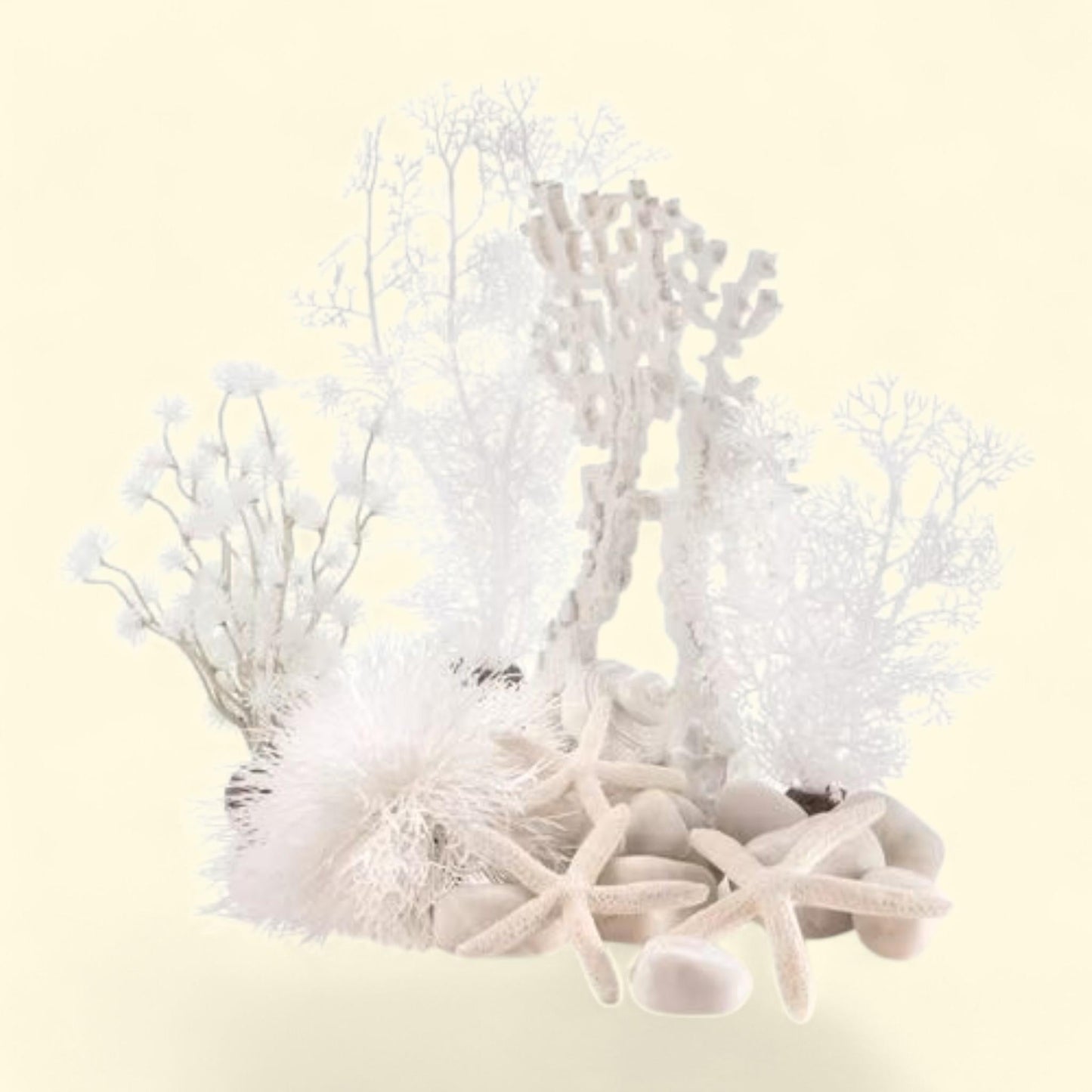 Ensemble de décoration pour aquarium « Winter Dream » de biOrb, blanc, 28 cm