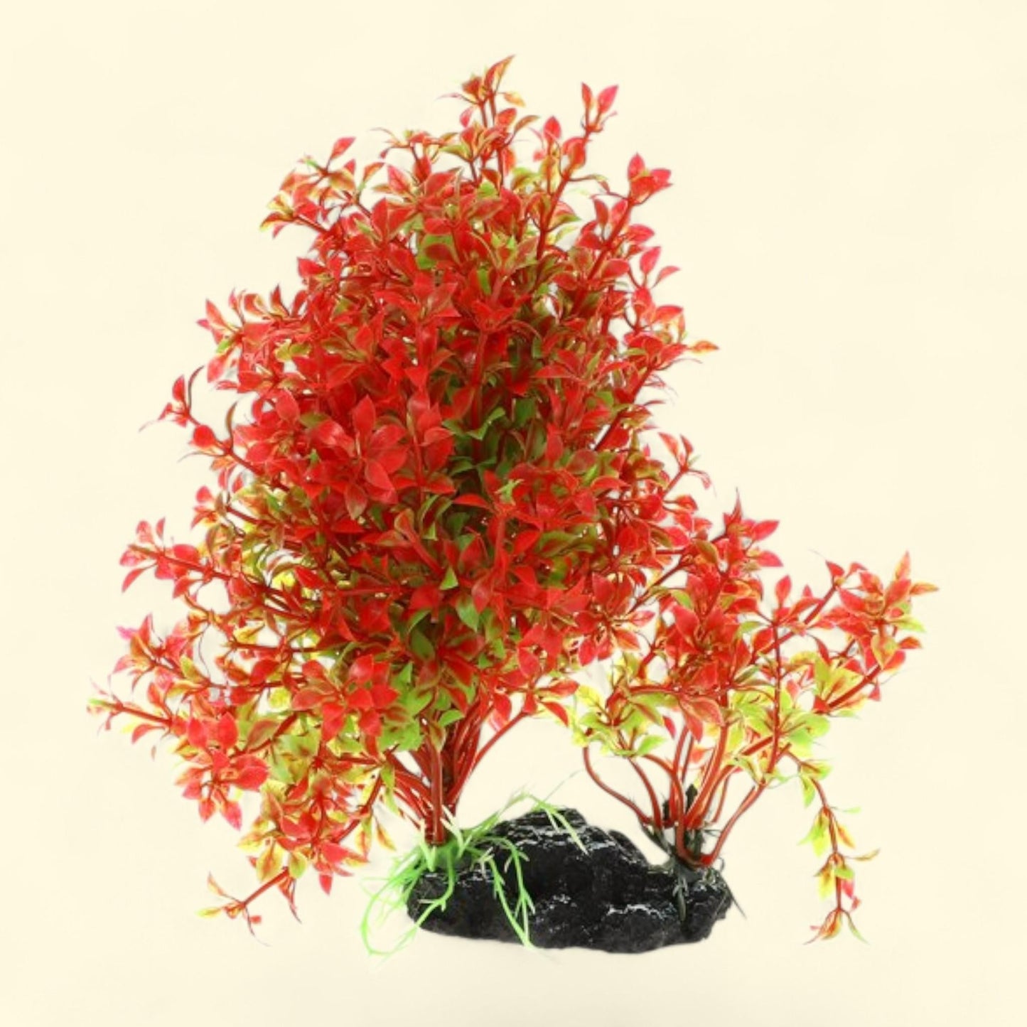 Unique Bargains Aquarium Aquatic Plant Tree, 1 Pc, Red Green