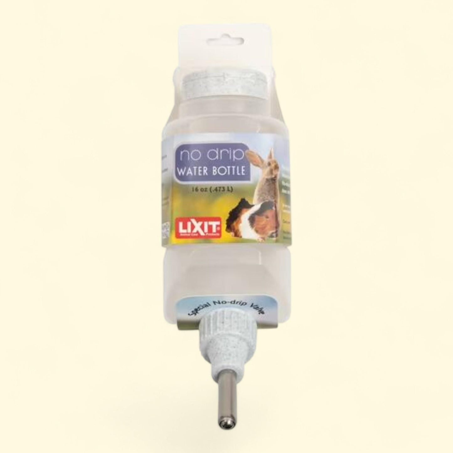 Lixit Top Fill No-Drip Water Bottles, 16oz