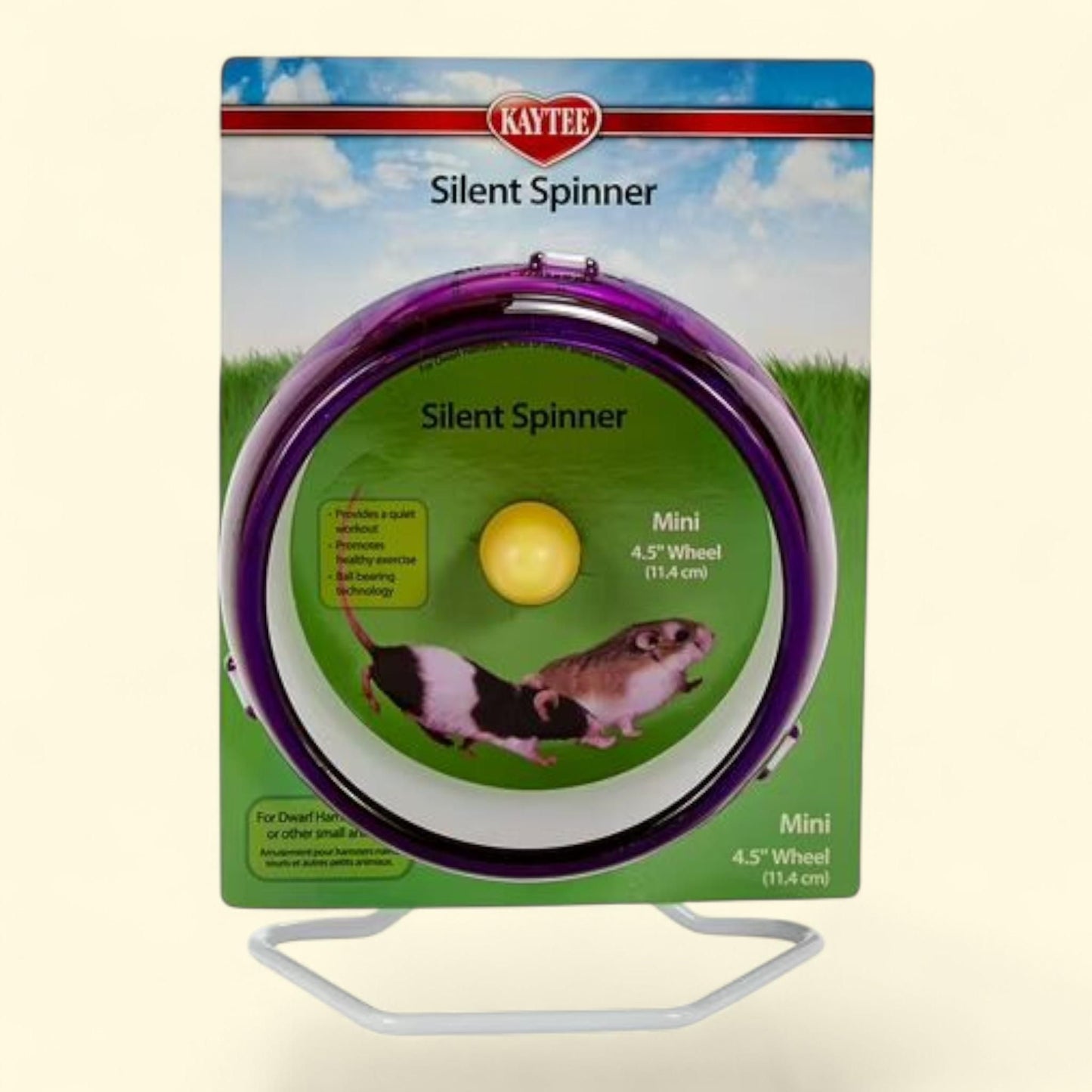 Roue Silent Spinner Kaytee, Mini 4,5 pouces