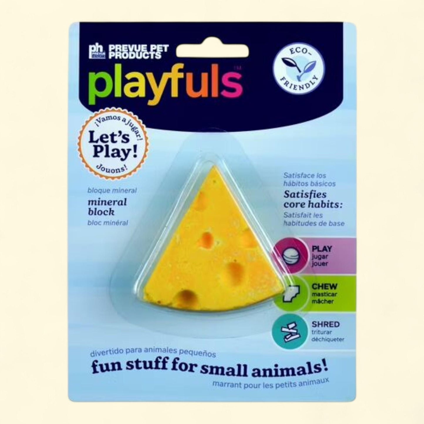 Prevue Pet Products « Say Cheese ! » : bloc minéral à ronger pour petits animaux, petit format