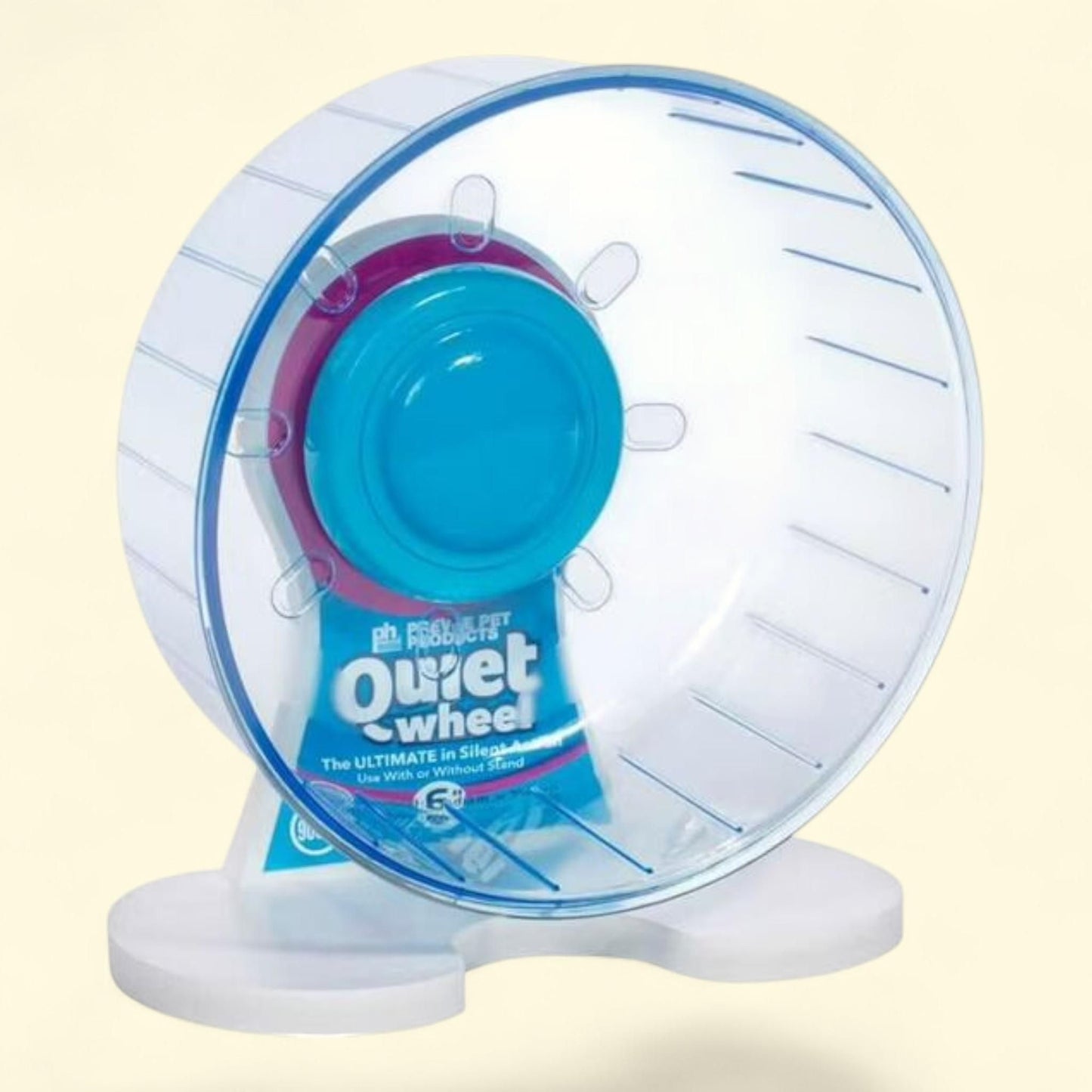 Prevue Pet Products Quiet Exercise Wheel, 6 in. Blue Tint