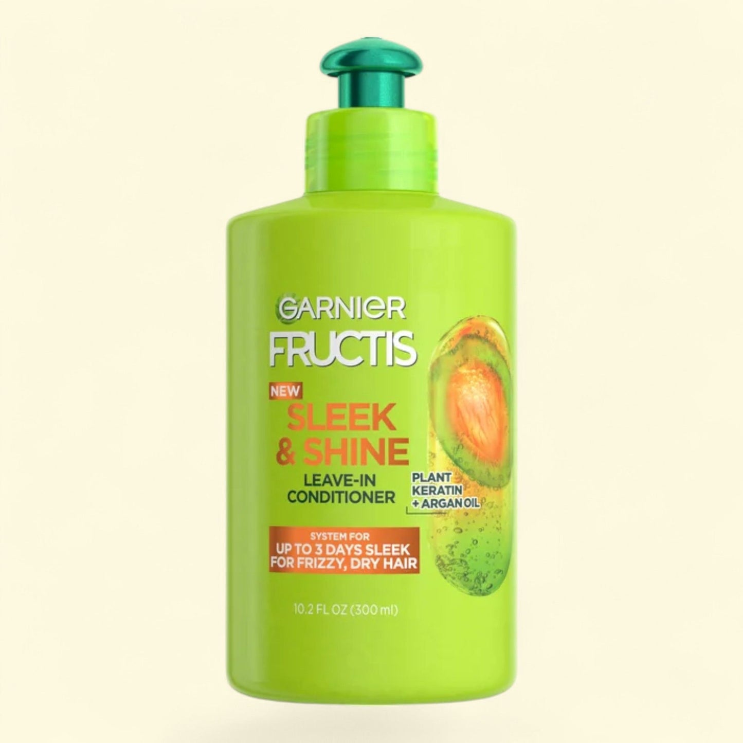 Garnier Fructis Sleek and Shine Leave In Conditioner, 10.2 fl oz