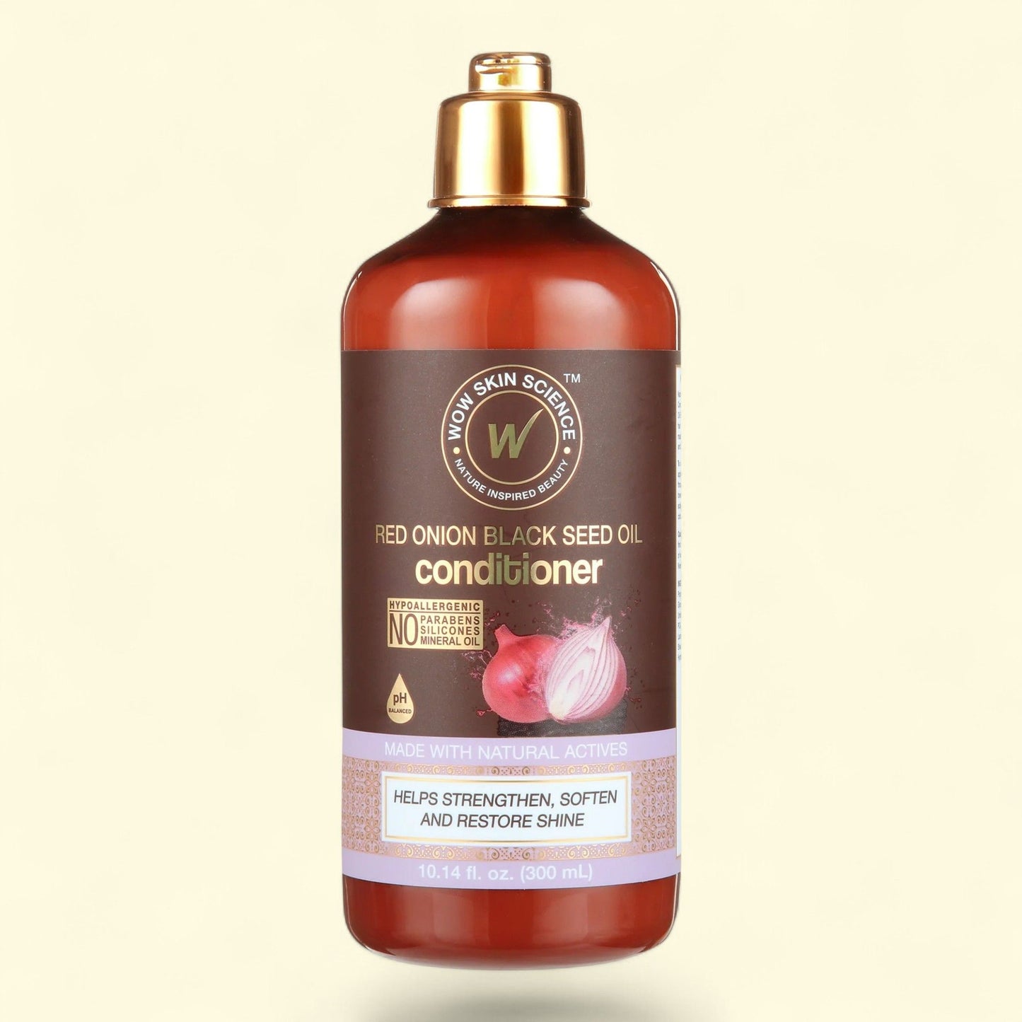 Après-shampoing à l'huile de graines noires et à l'oignon rouge WOW Skin Science, 300 ml