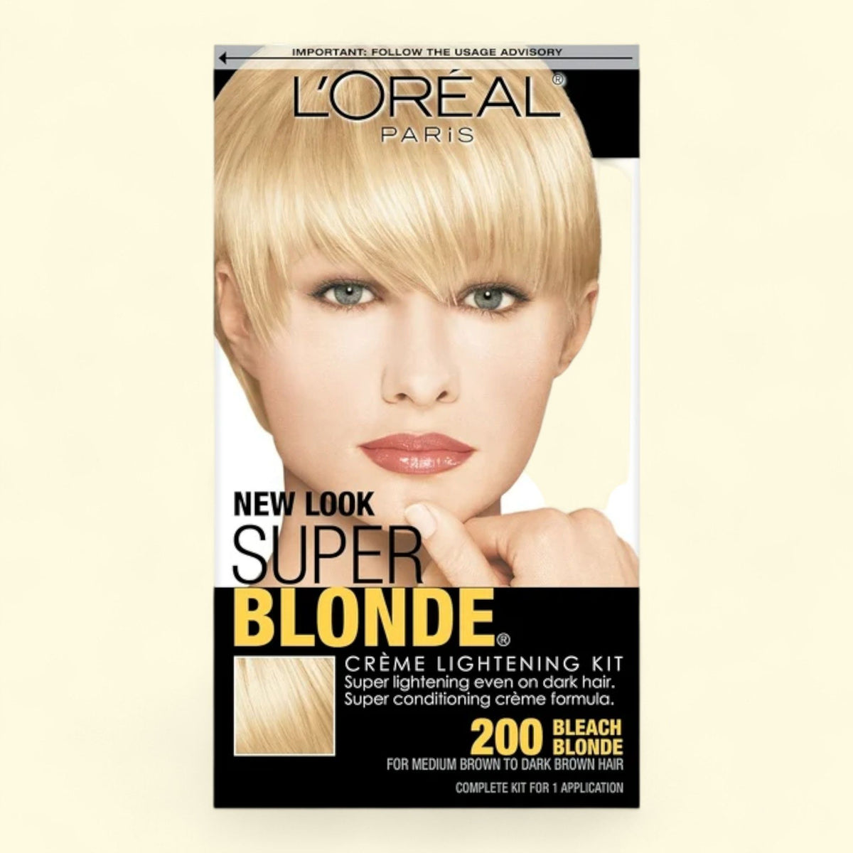 L'Oreal Paris Super Blonde Créme Lightening, 200 Medium Brown to Da... — authentic US product shipped worldwide by Treatspree