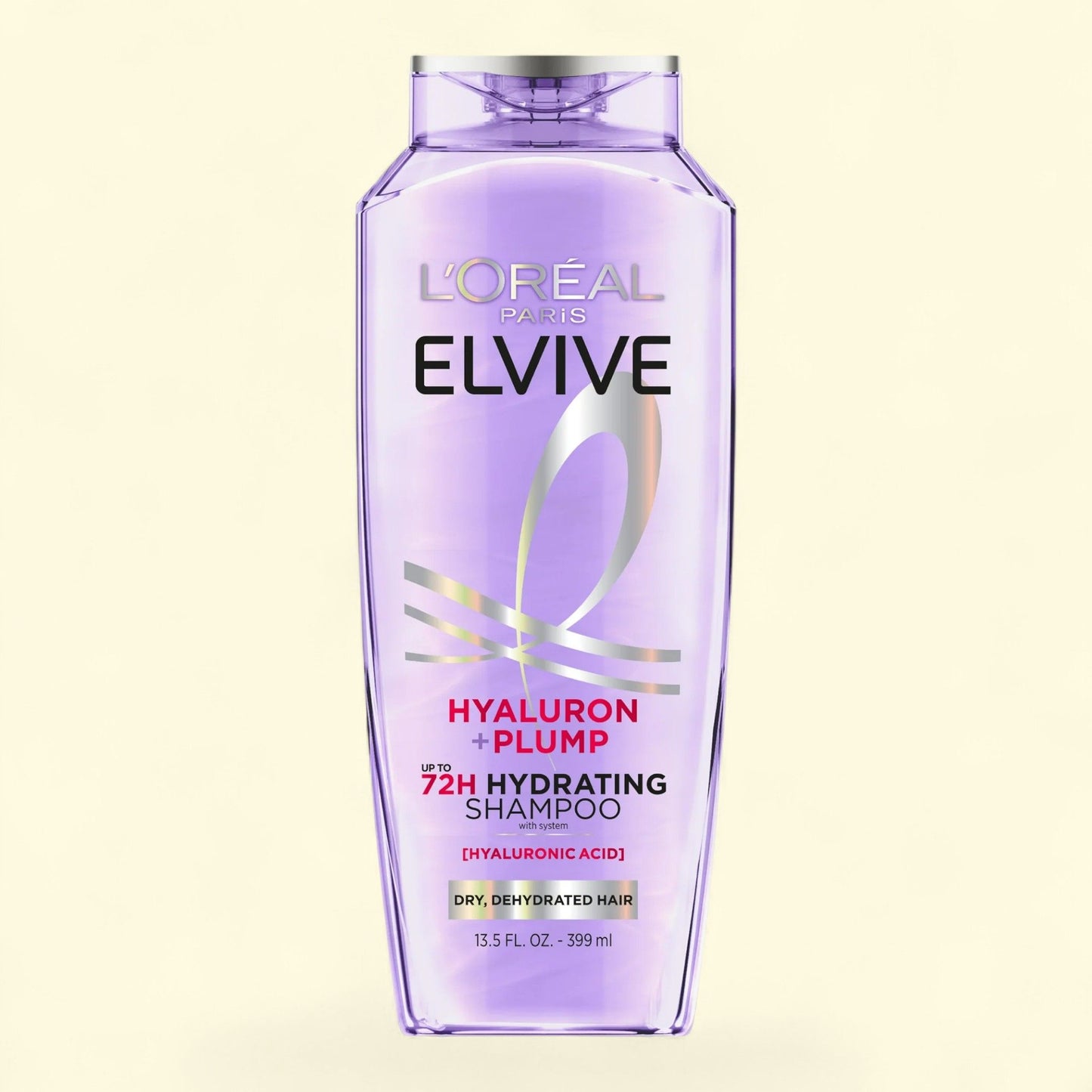 L'Oreal Paris Elvive Hyaluron Plump Hydrating Shampoo, 13.5 fl oz.