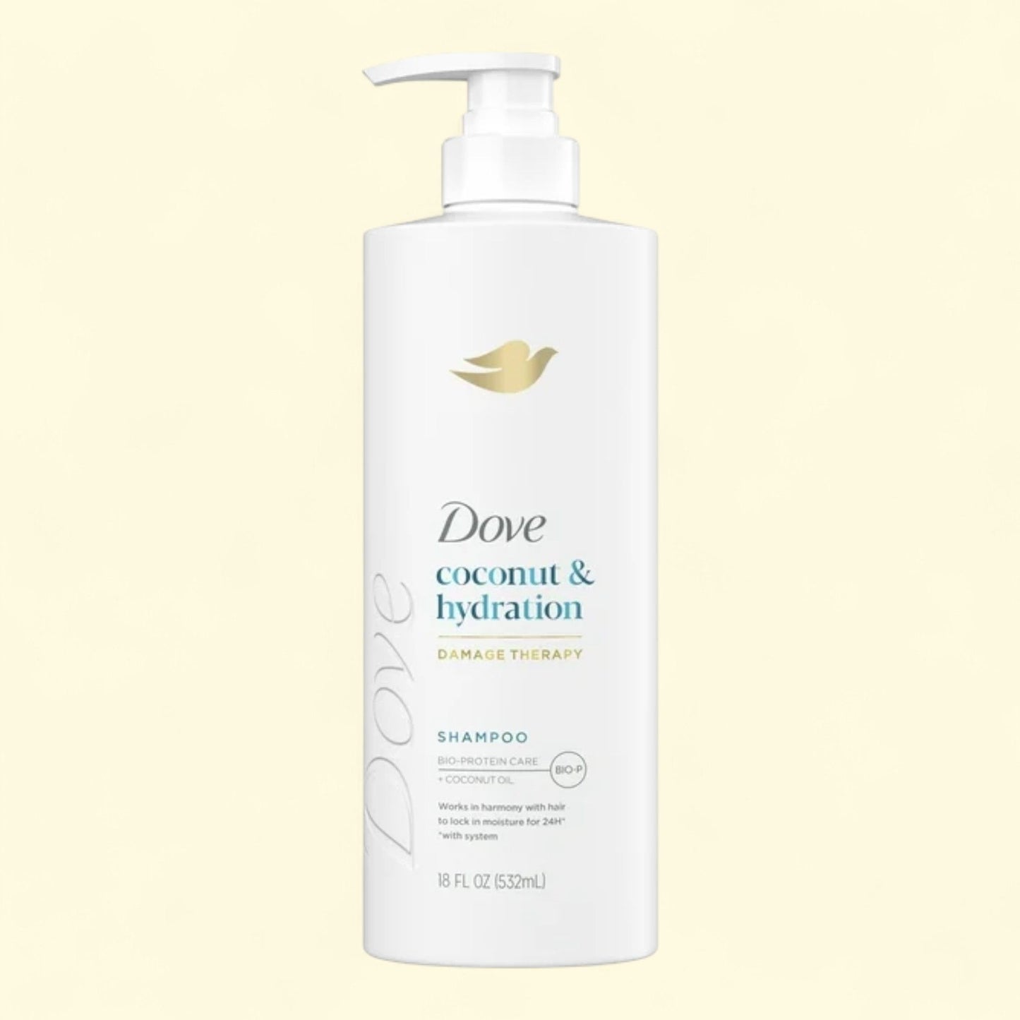 Dove Shampoo, Coconut & Hydration, 18 oz