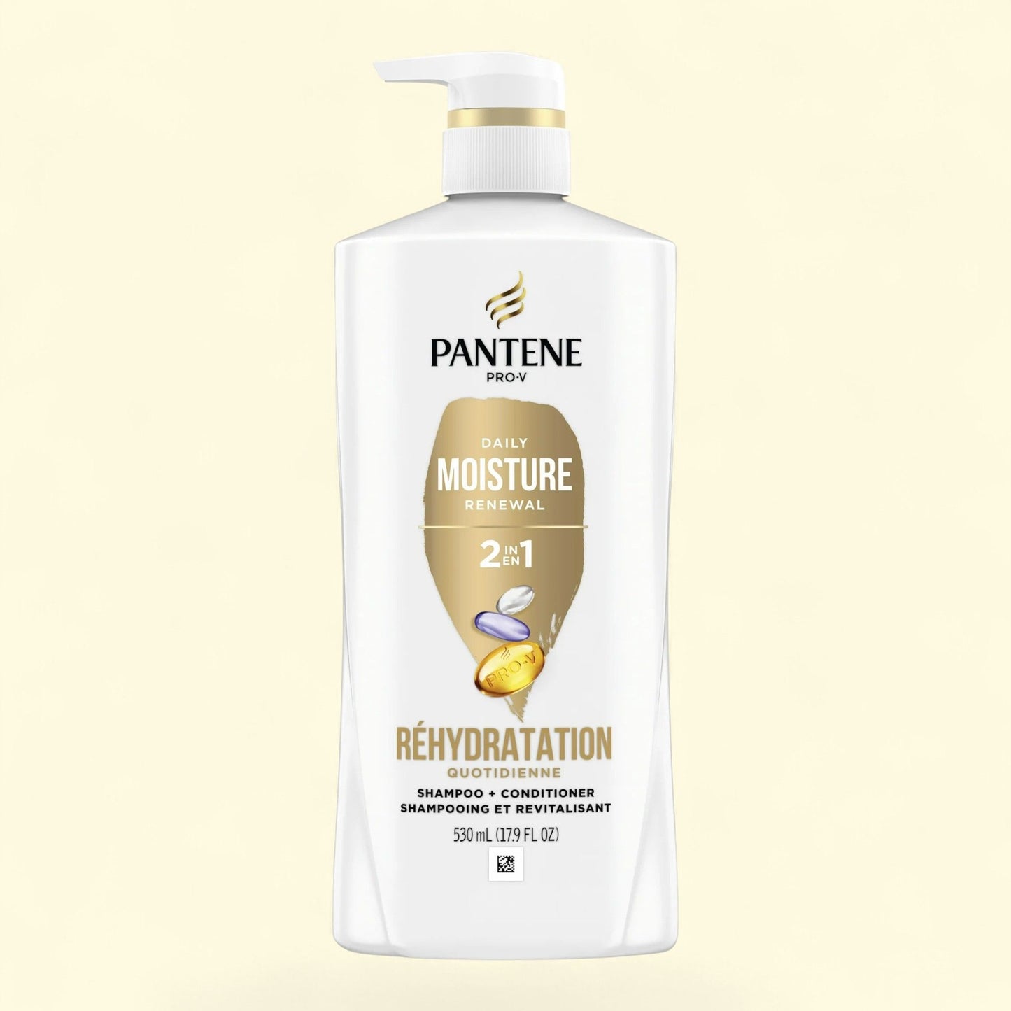 Pantene Pro-V Daily Moisture Renewal 2 in 1 Shampoo and Conditioner, 17.9 fl oz